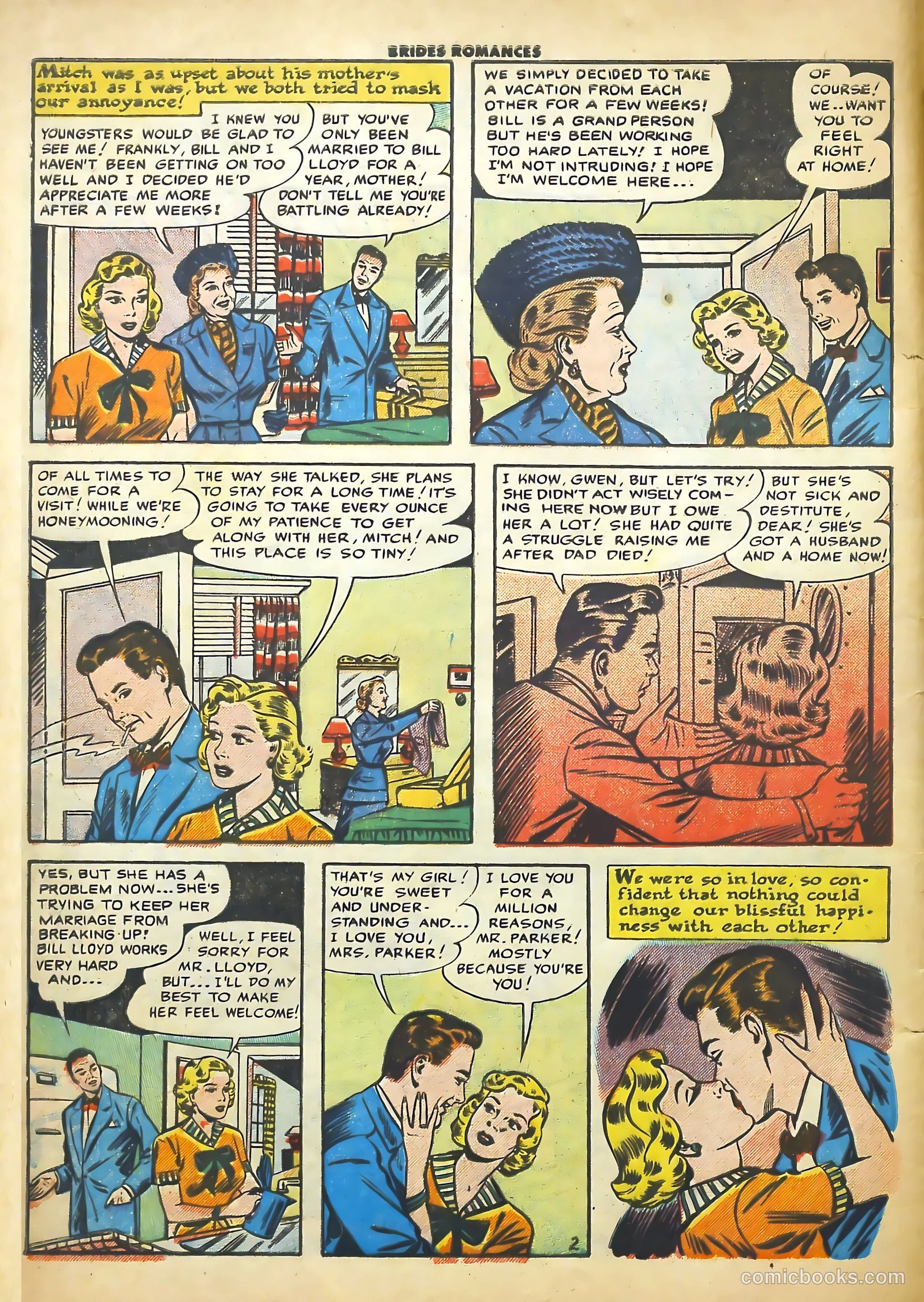 Brides Romances #16 (1956) — page 4 of 36