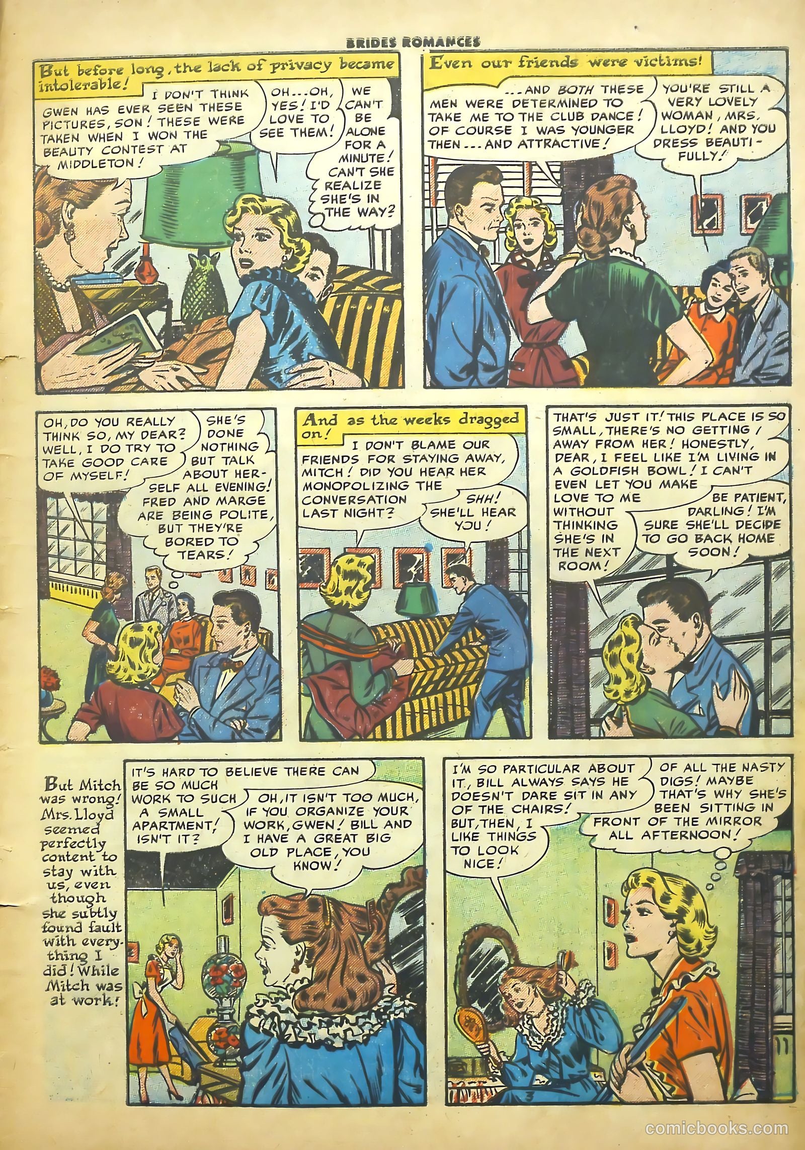 Brides Romances #16 (1956) — page 5 of 36