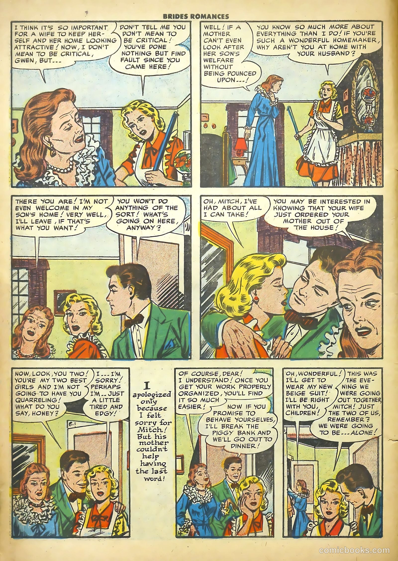 Brides Romances #16 (1956) — page 6 of 36
