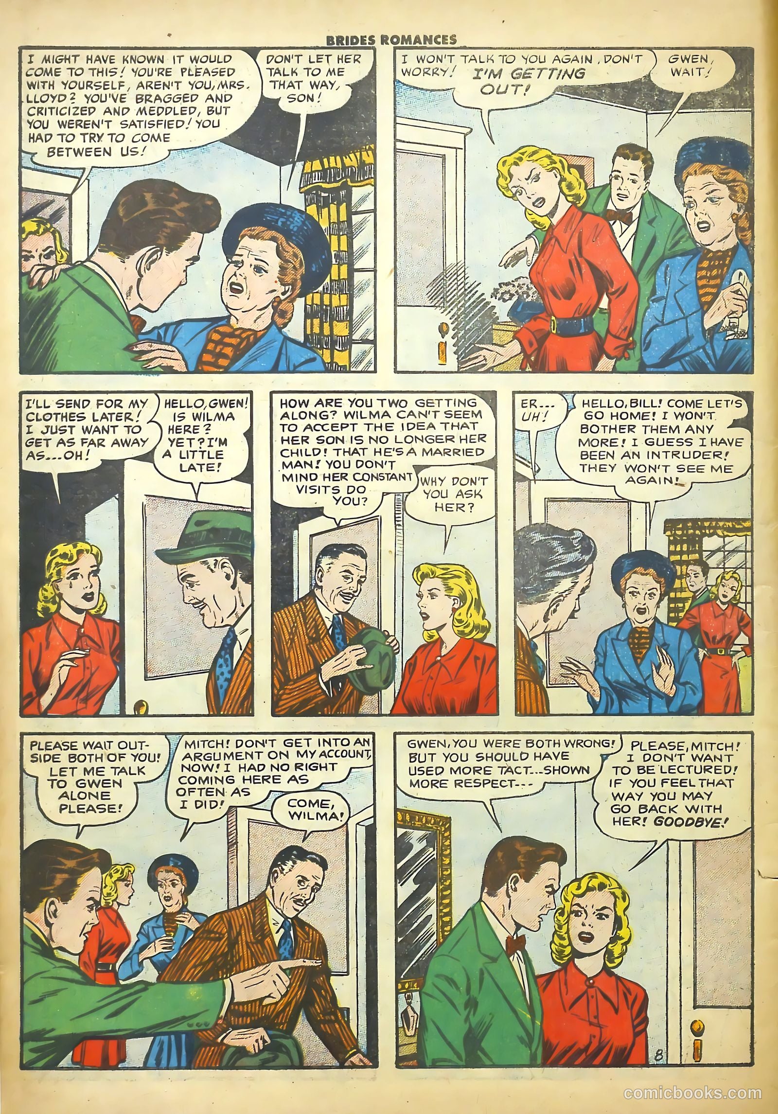 Brides Romances #16 (1956) — page 10 of 36