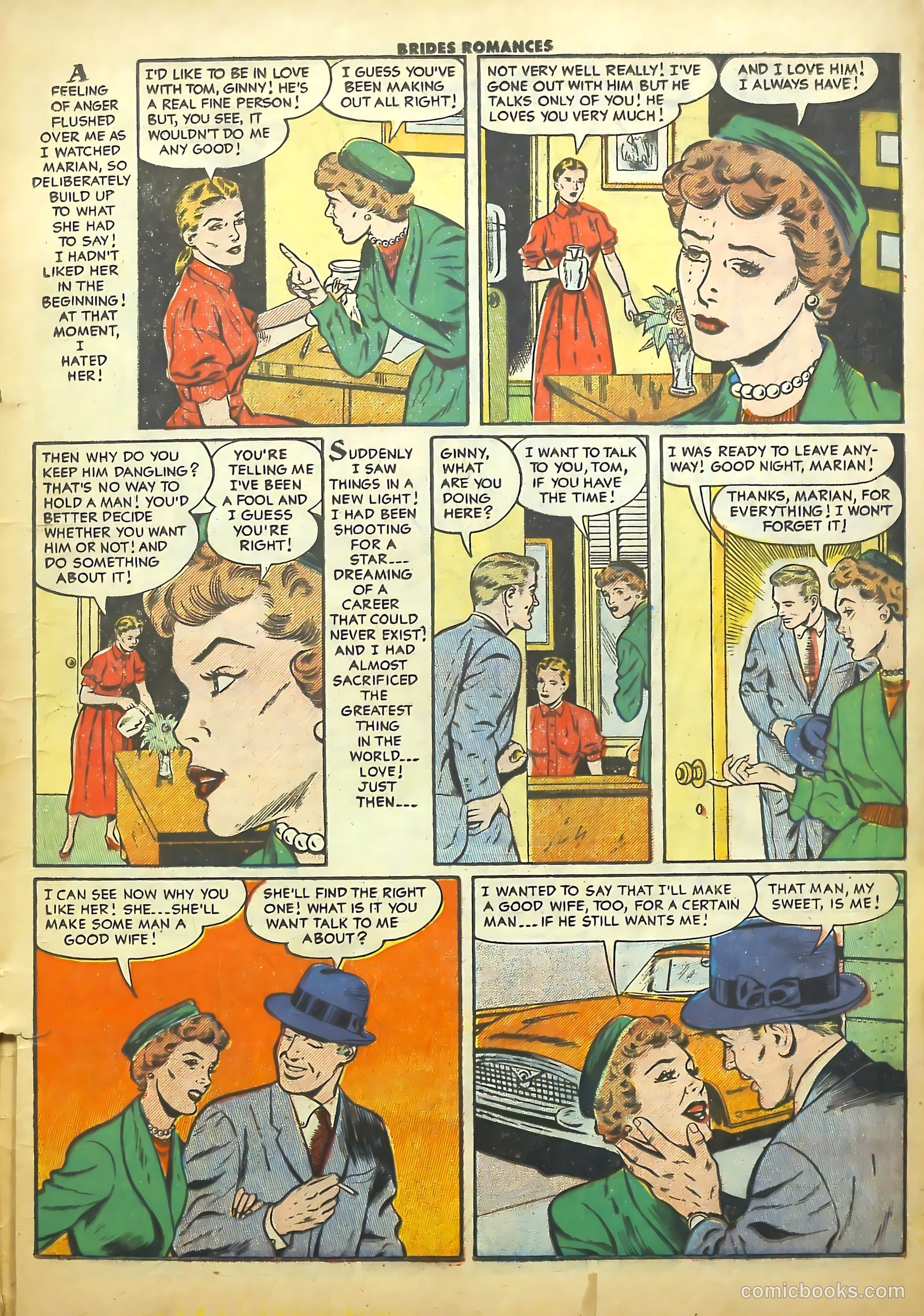 Brides Romances #16 (1956) — page 17 of 36
