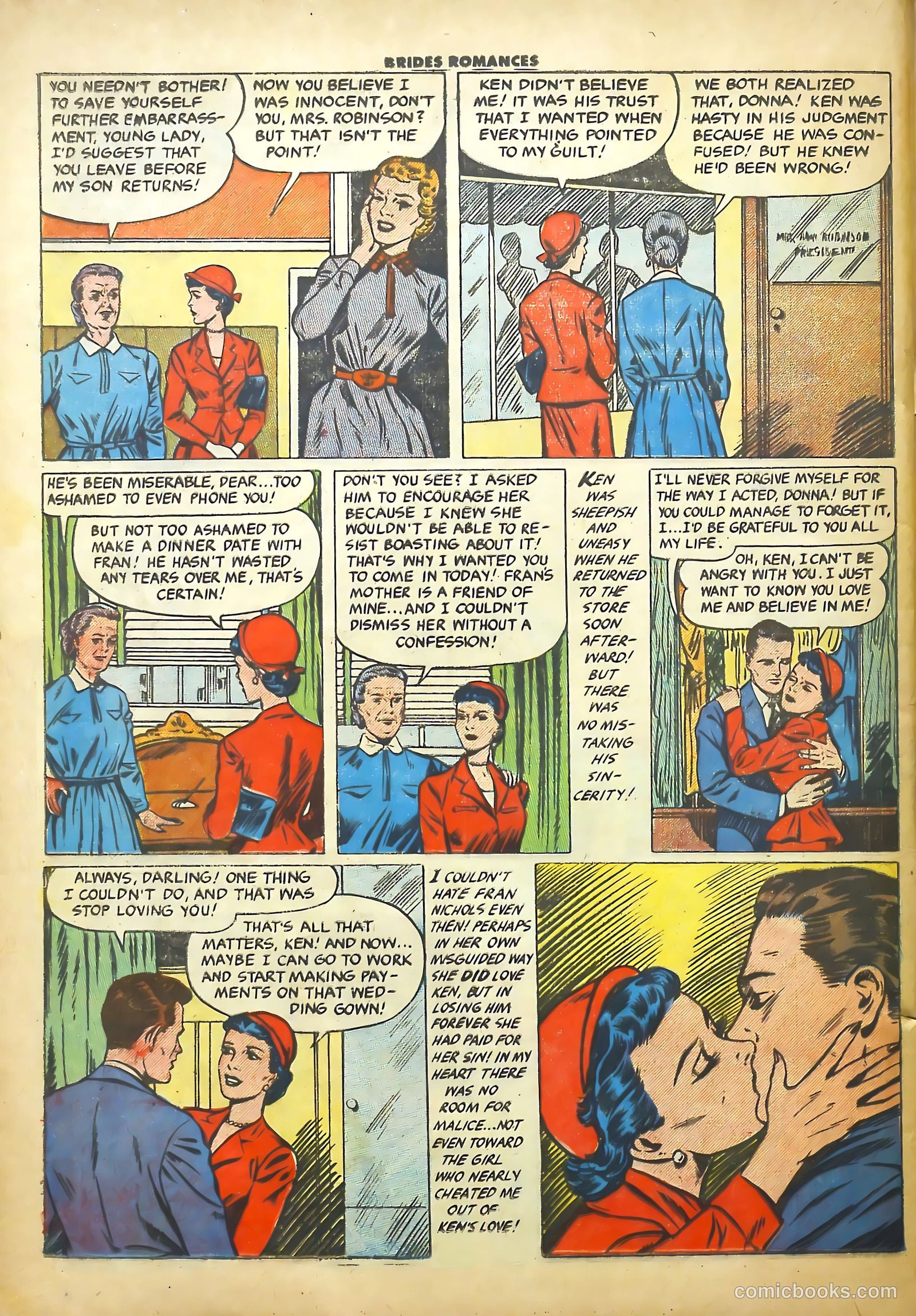 Brides Romances #16 (1956) — page 24 of 36