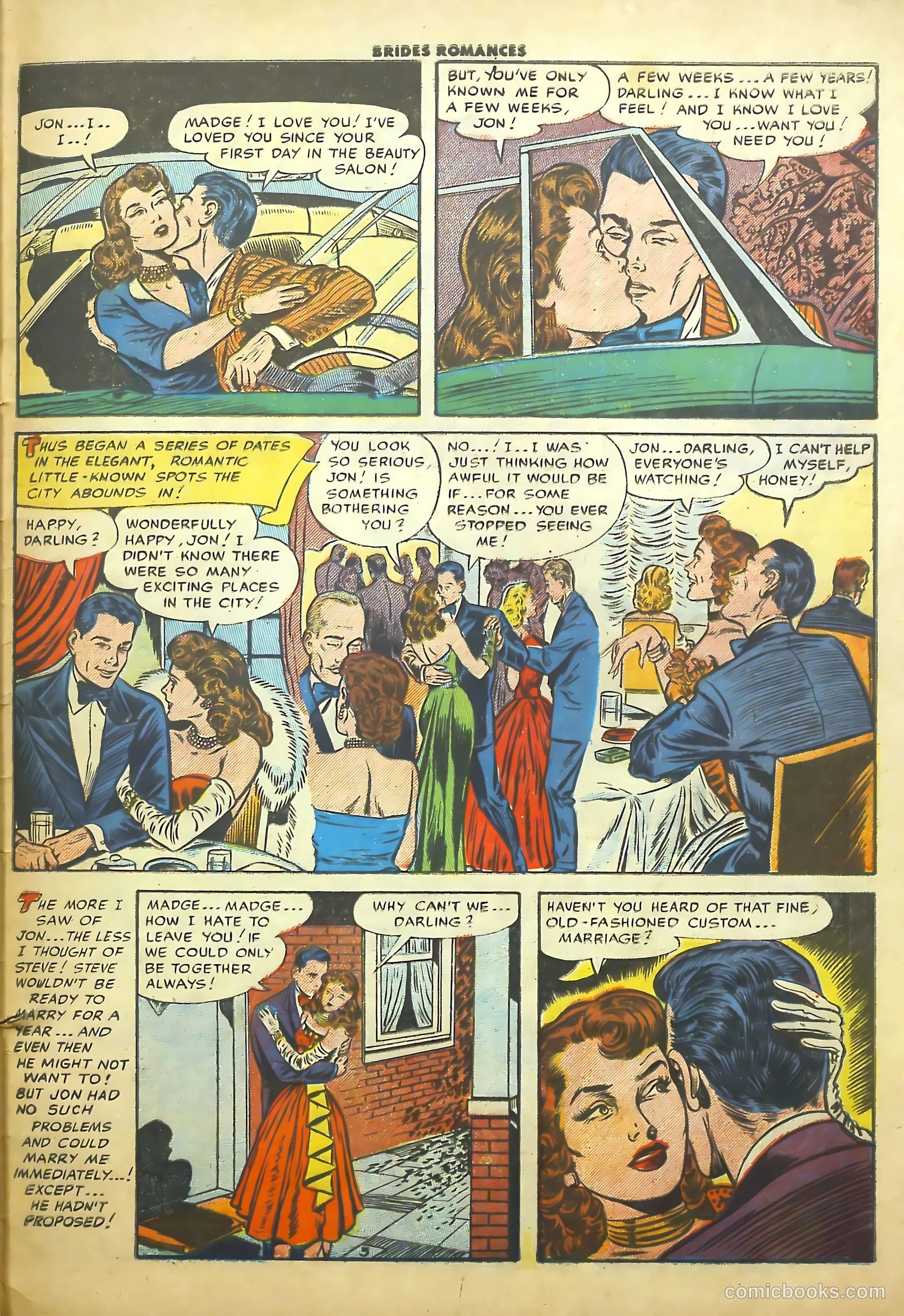 Brides Romances #16 (1956) — page 29 of 36