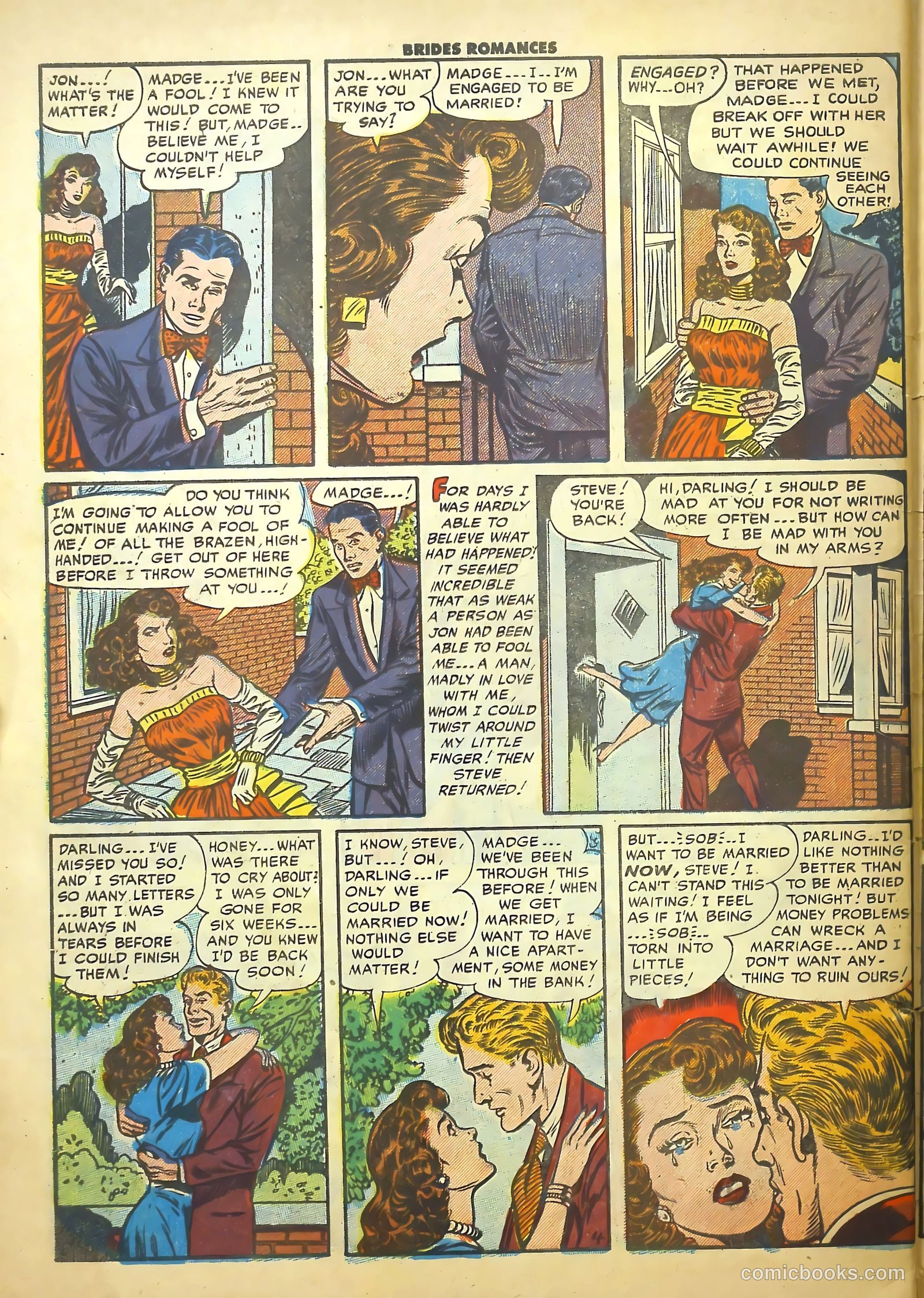 Brides Romances #16 (1956) — page 30 of 36