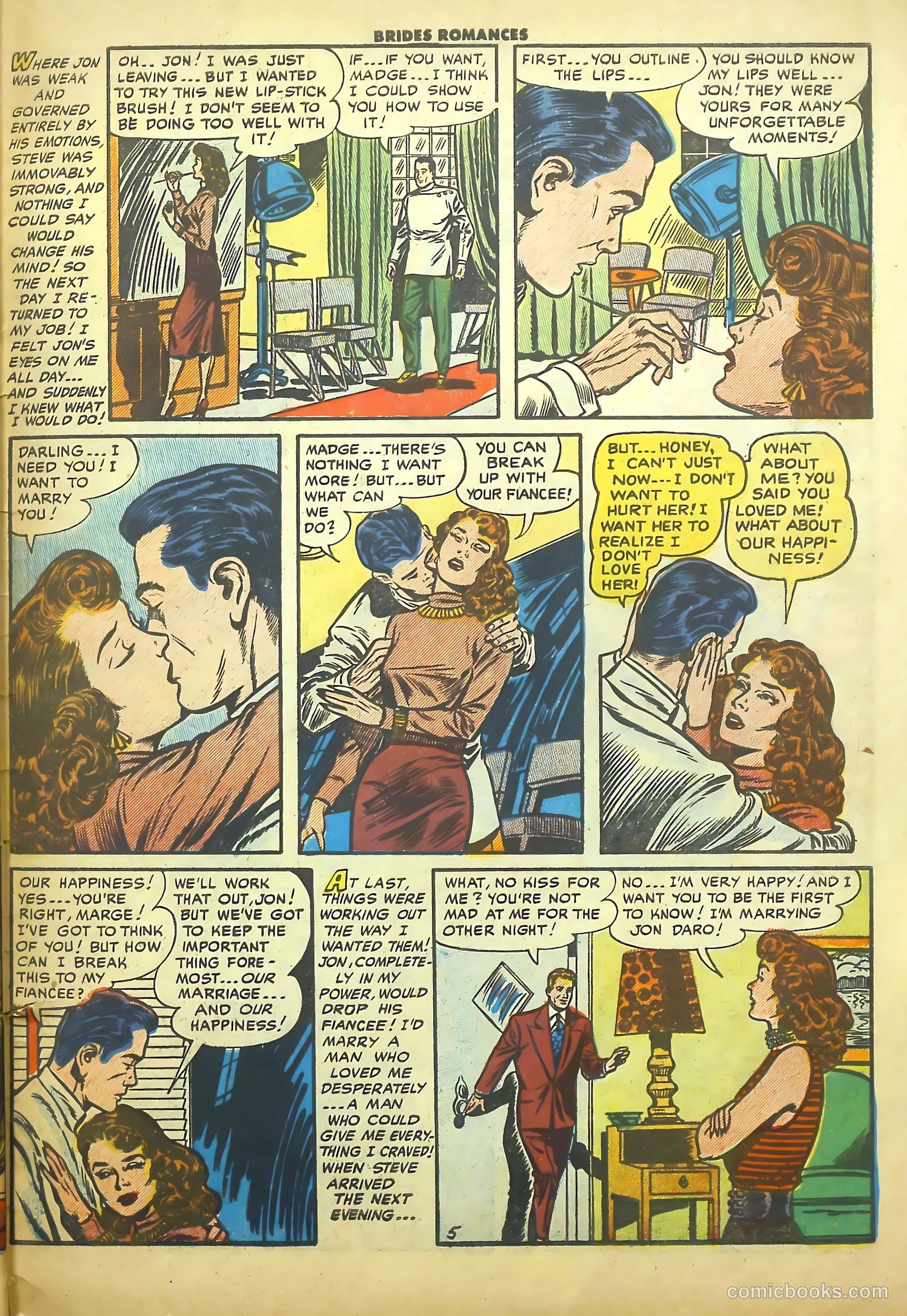Brides Romances #16 (1956) — page 31 of 36