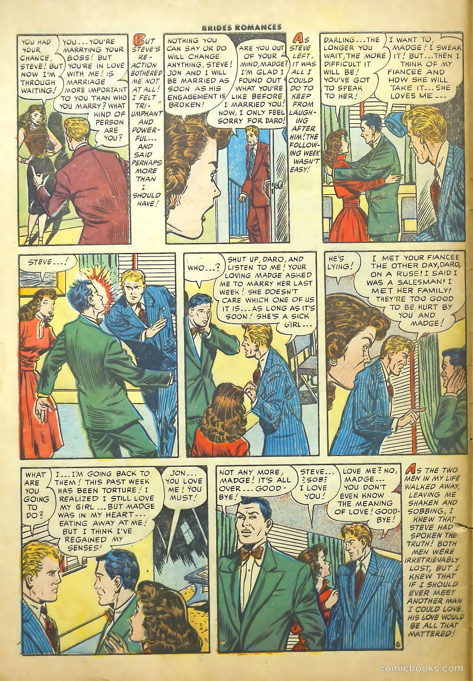 Brides Romances #16 (1956) — page 32 of 36