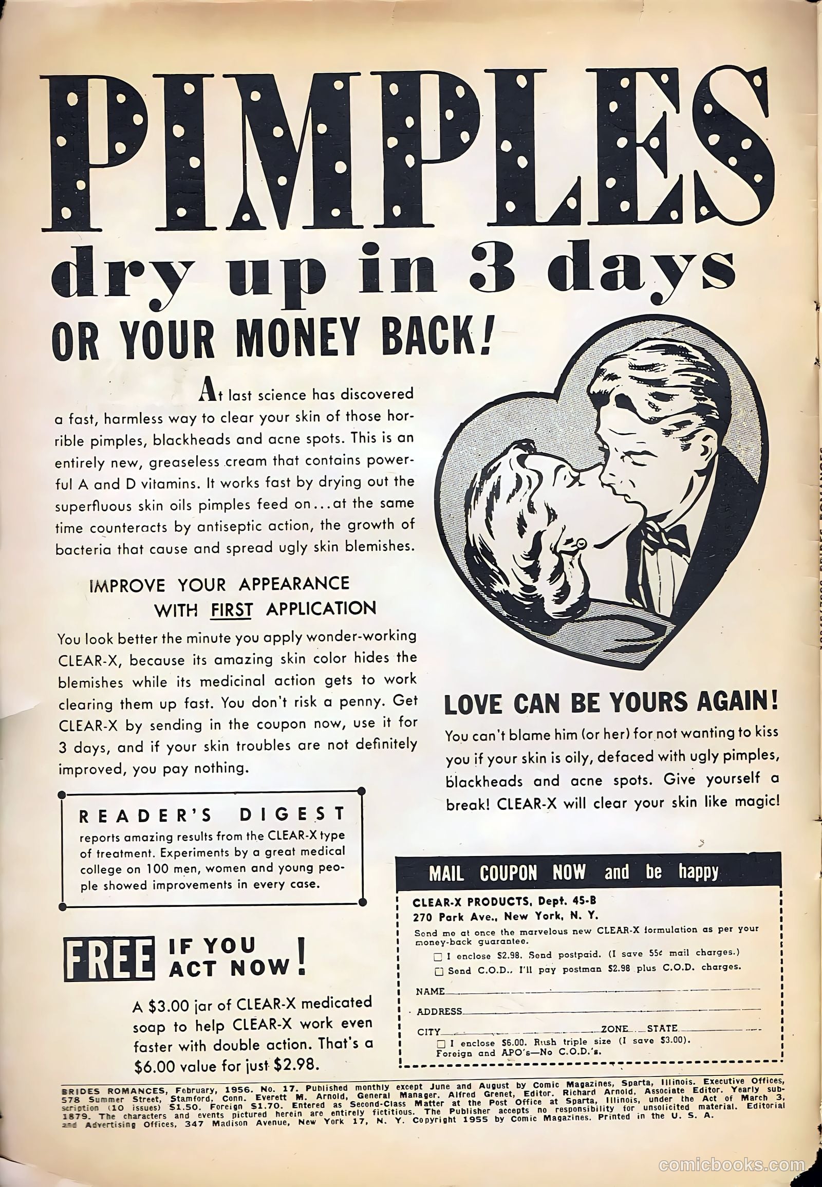 Brides Romances #17 (1956) — page 2 of 36