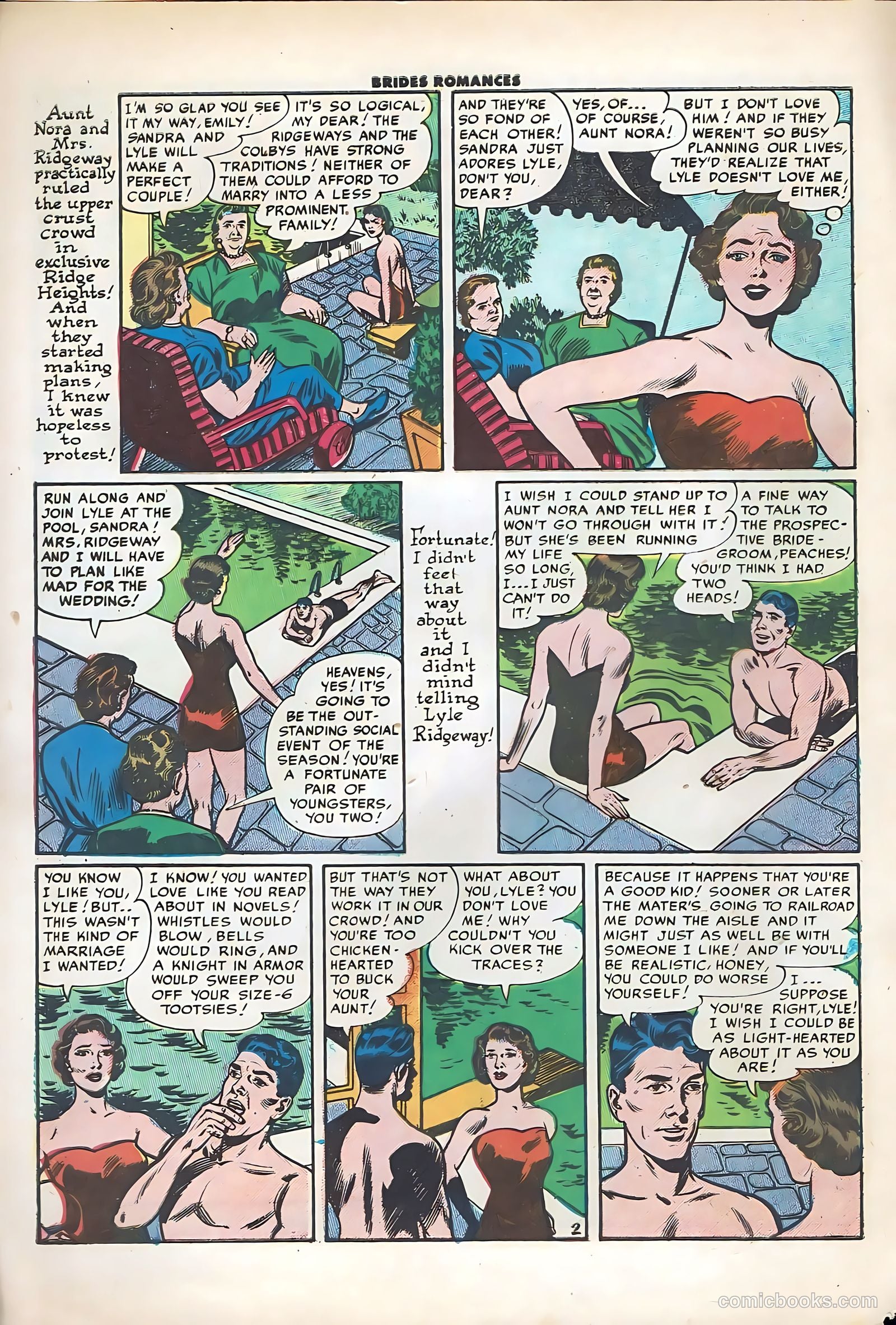 Brides Romances #17 (1956) — page 4 of 36
