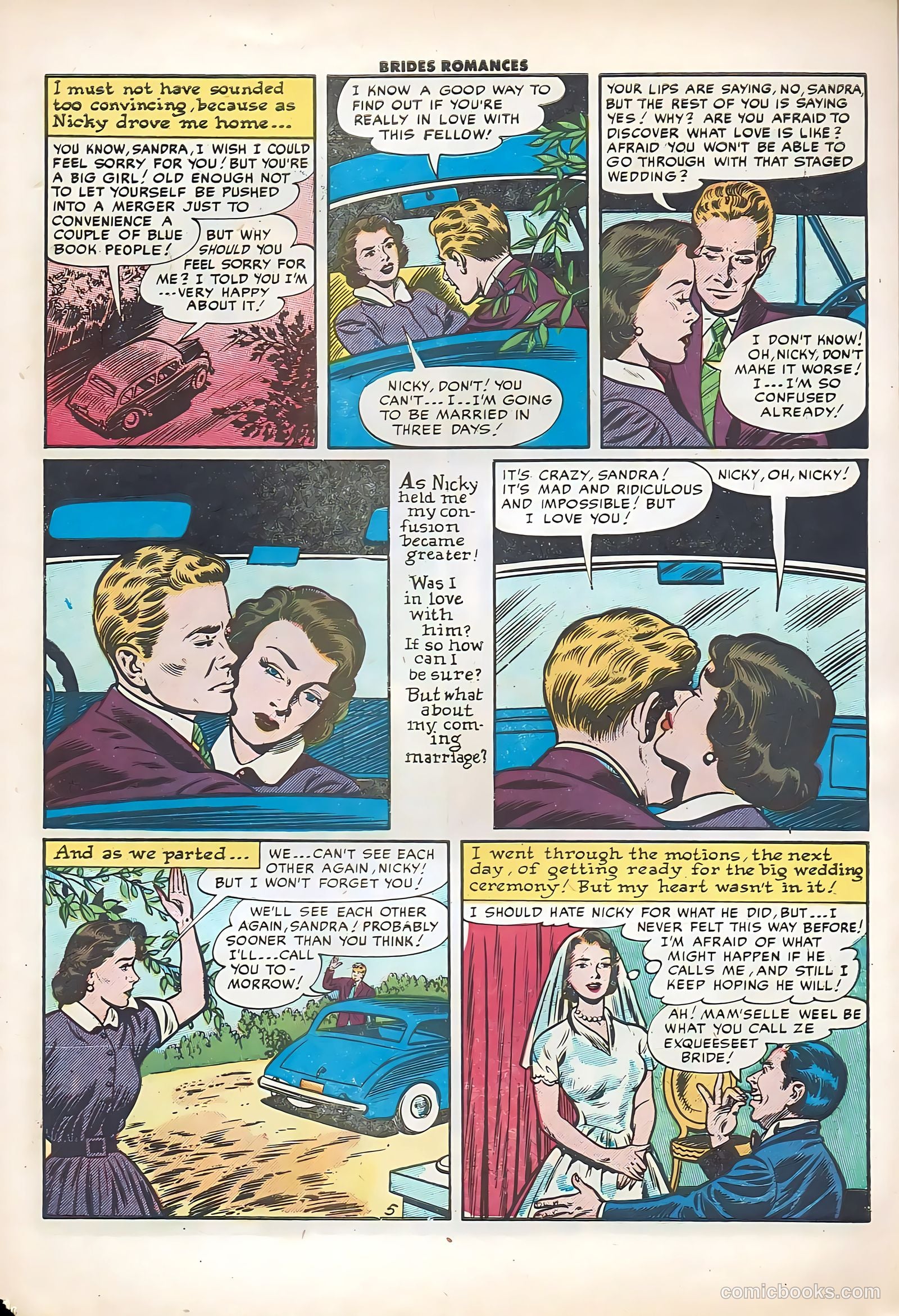Brides Romances #17 (1956) — page 7 of 36