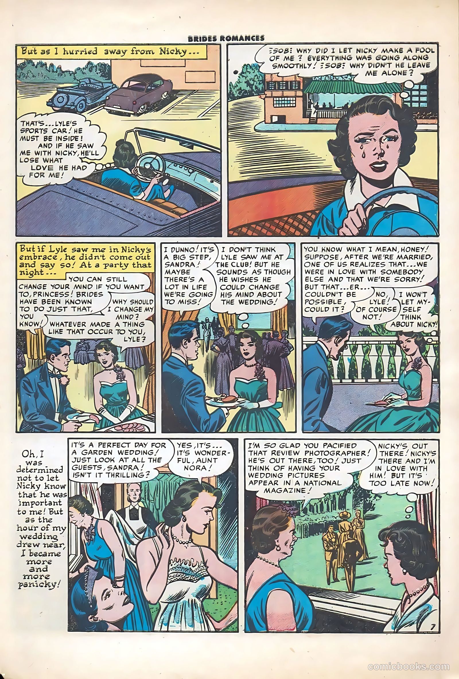 Brides Romances #17 (1956) — page 9 of 36