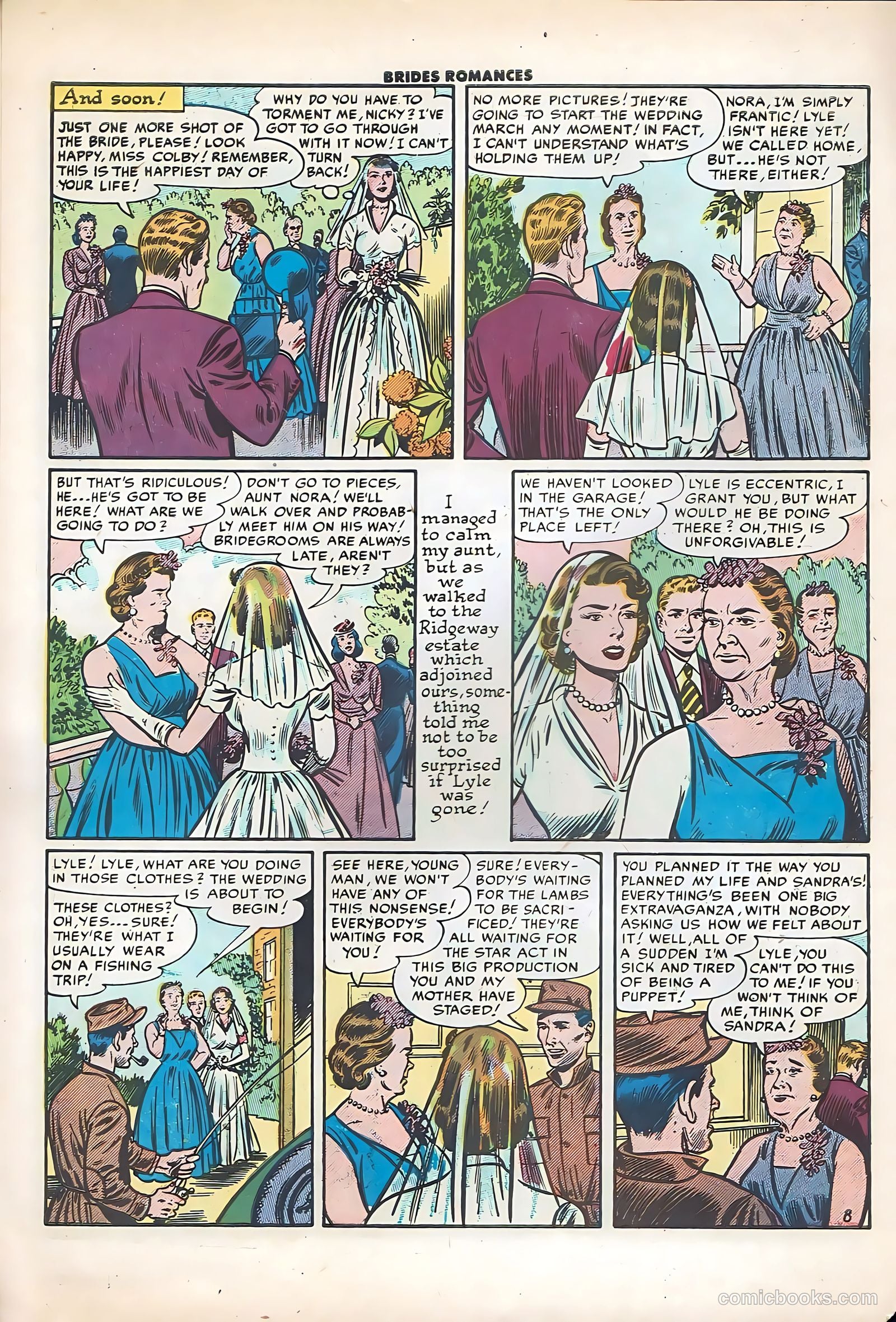 Brides Romances #17 (1956) — page 10 of 36