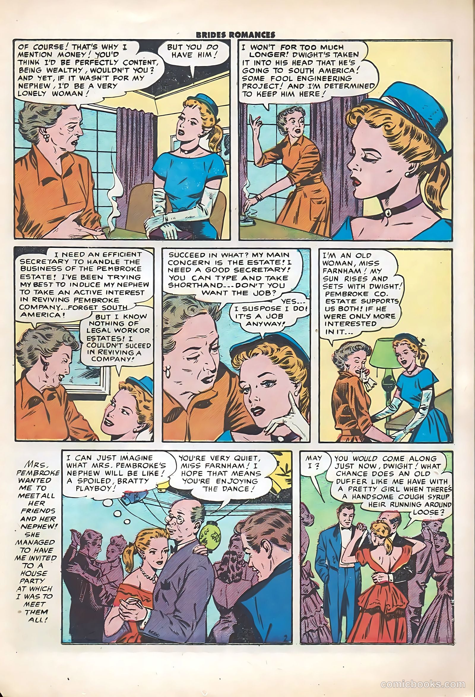 Brides Romances #17 (1956) — page 13 of 36