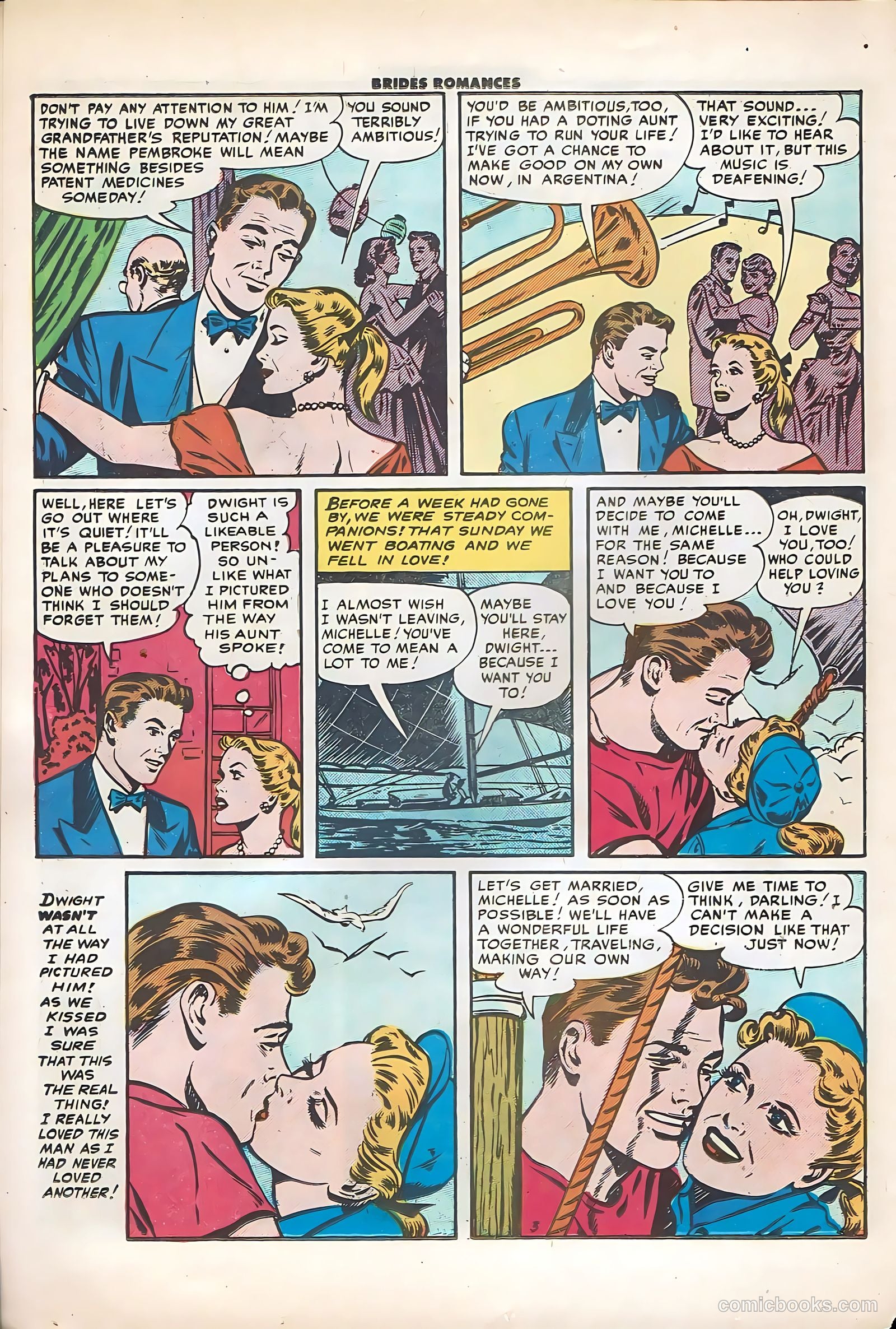 Brides Romances #17 (1956) — page 14 of 36