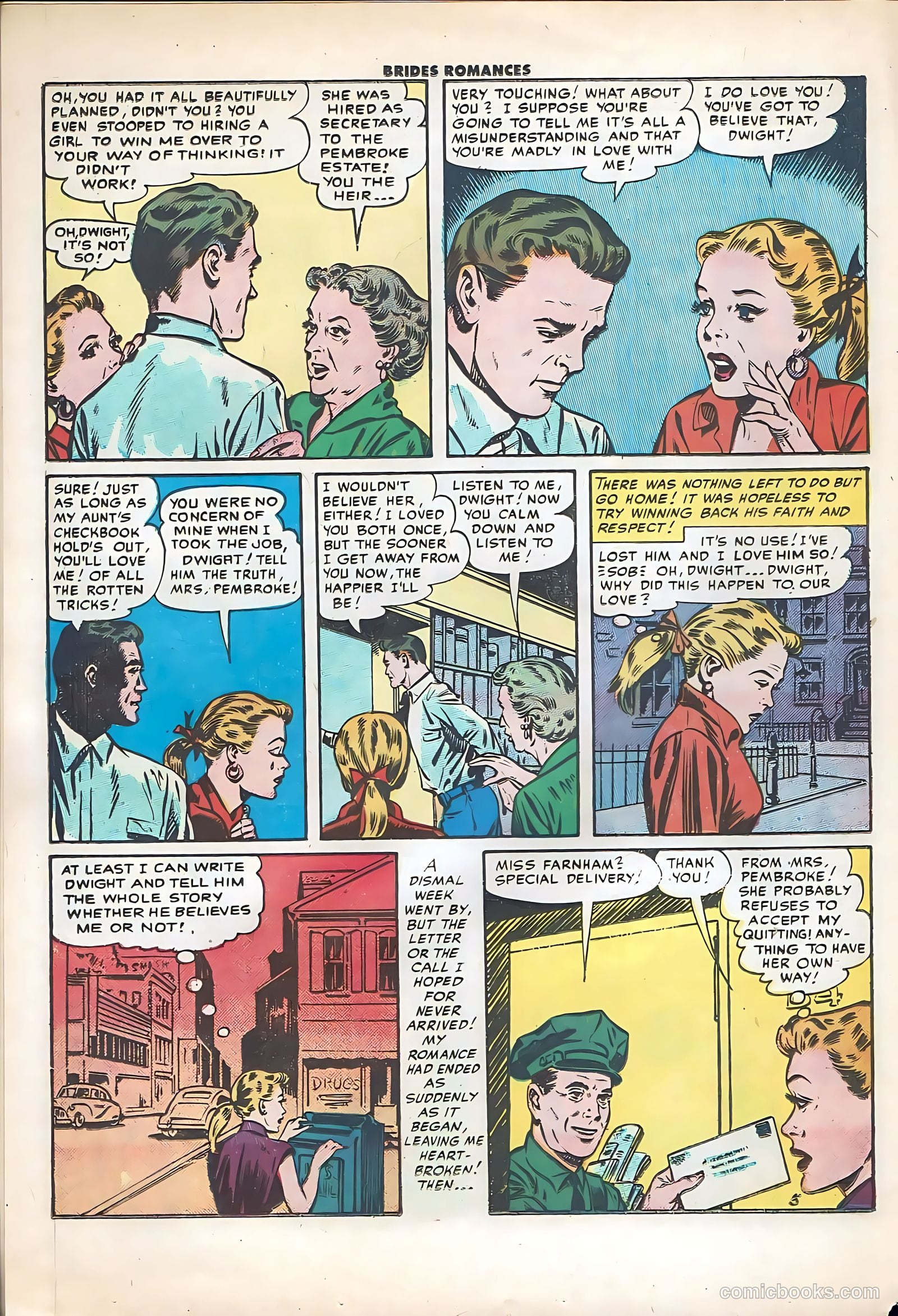 Brides Romances #17 (1956) — page 16 of 36