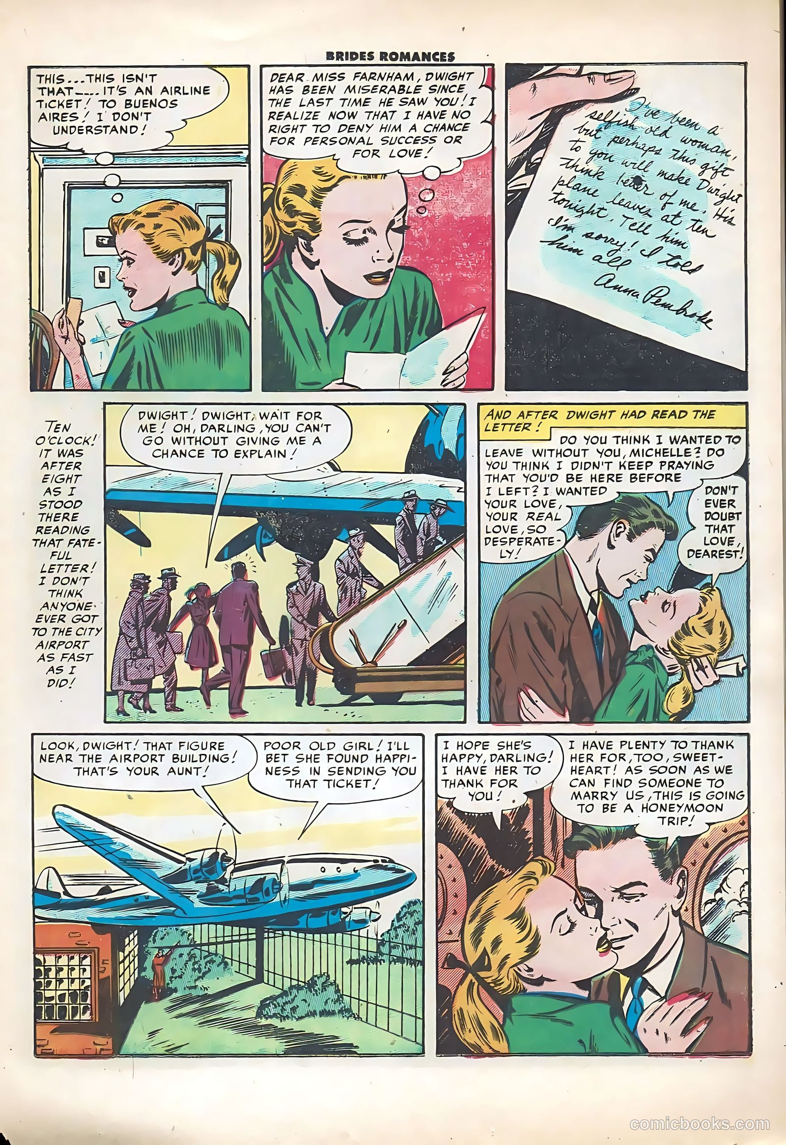 Brides Romances #17 (1956) — page 17 of 36