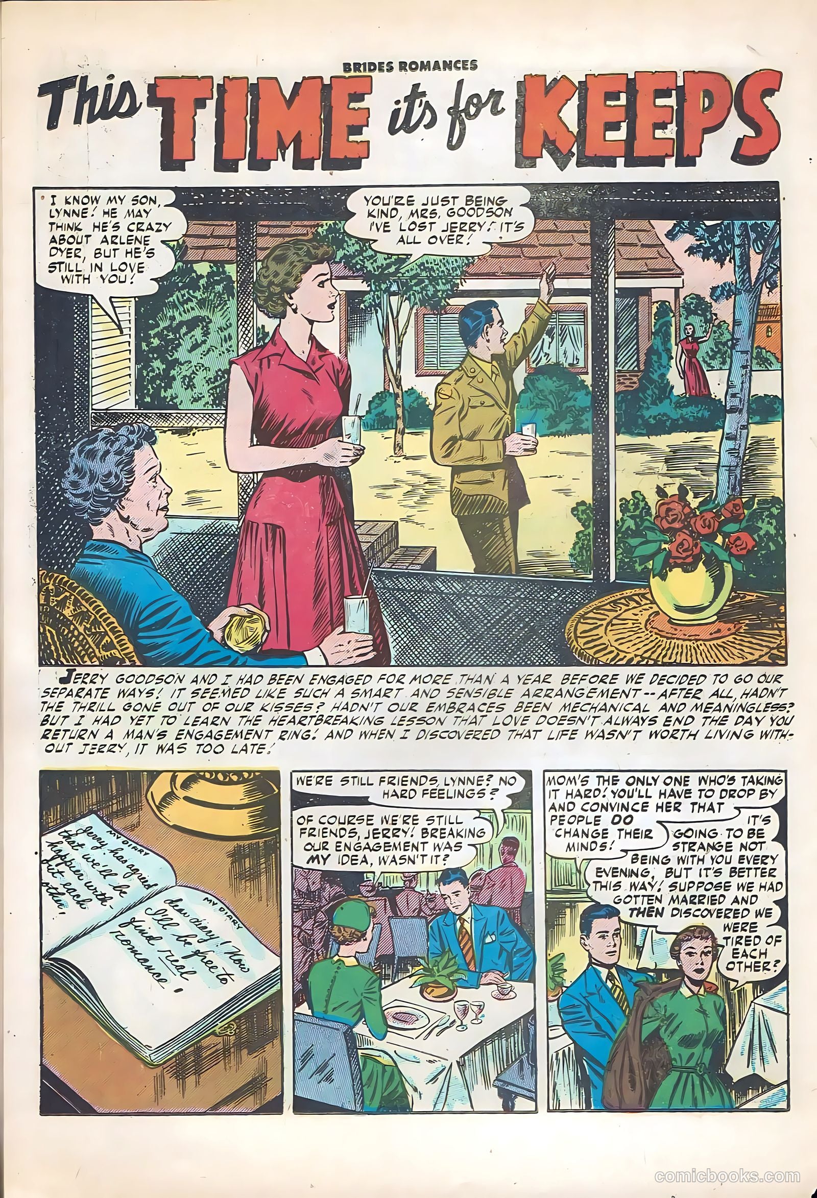 Brides Romances #17 (1956) — page 18 of 36