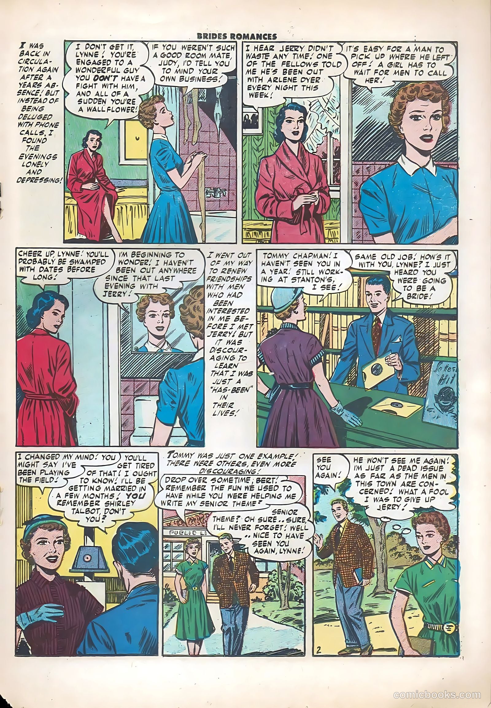 Brides Romances #17 (1956) — page 19 of 36