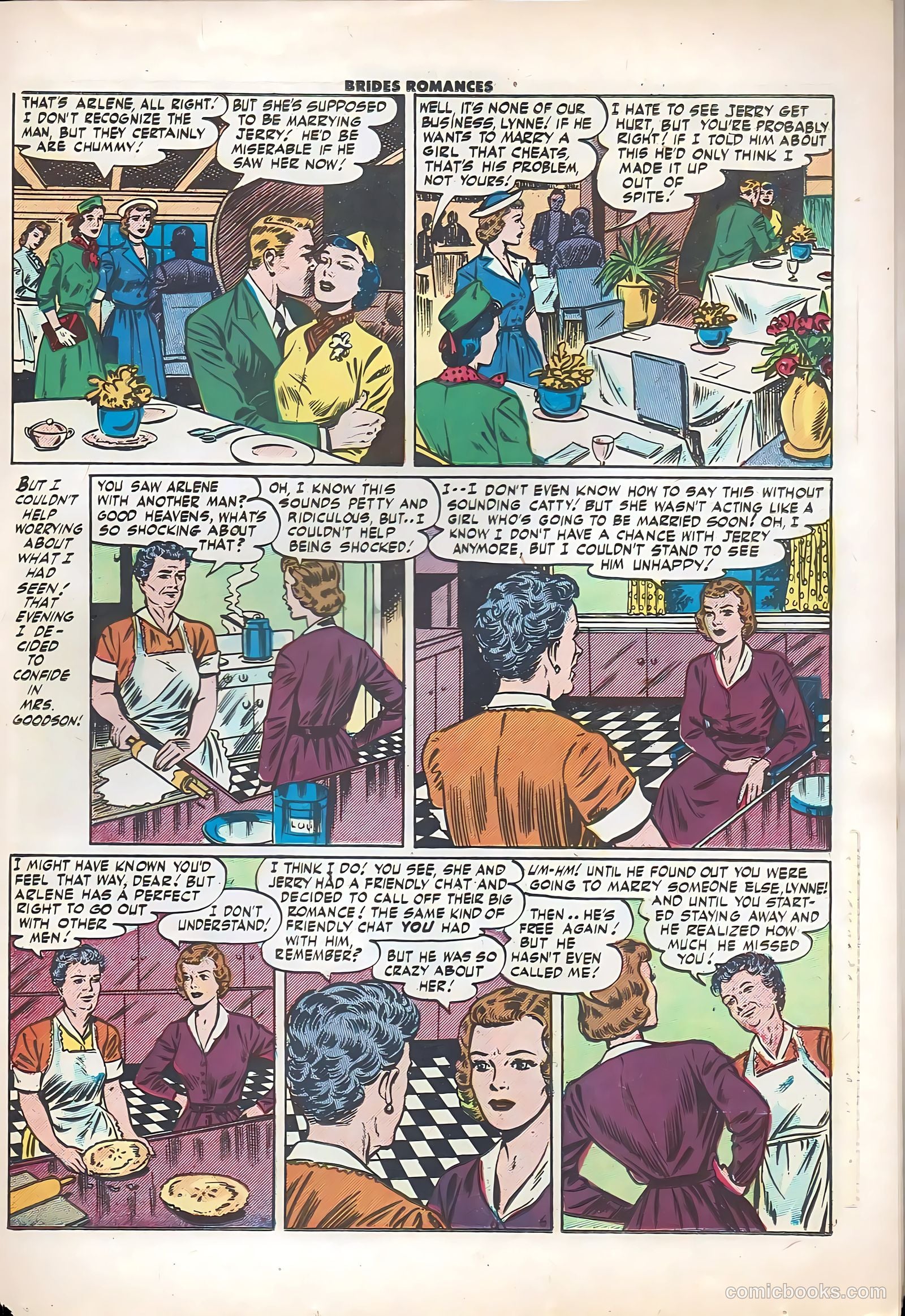 Brides Romances #17 (1956) — page 23 of 36