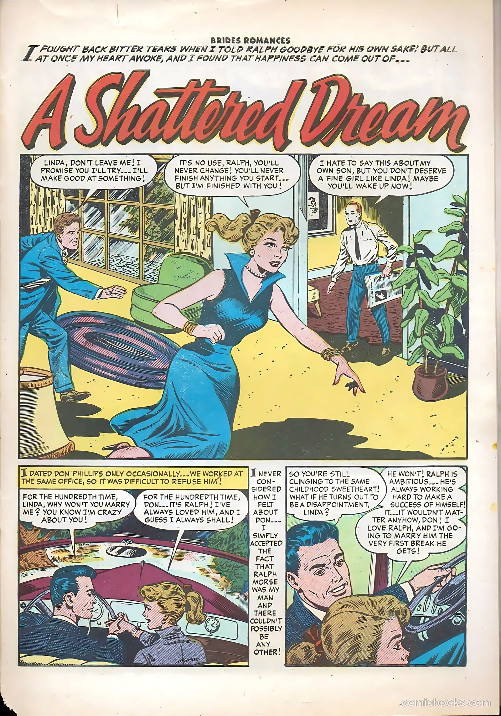 Brides Romances #17 (1956) — page 27 of 36