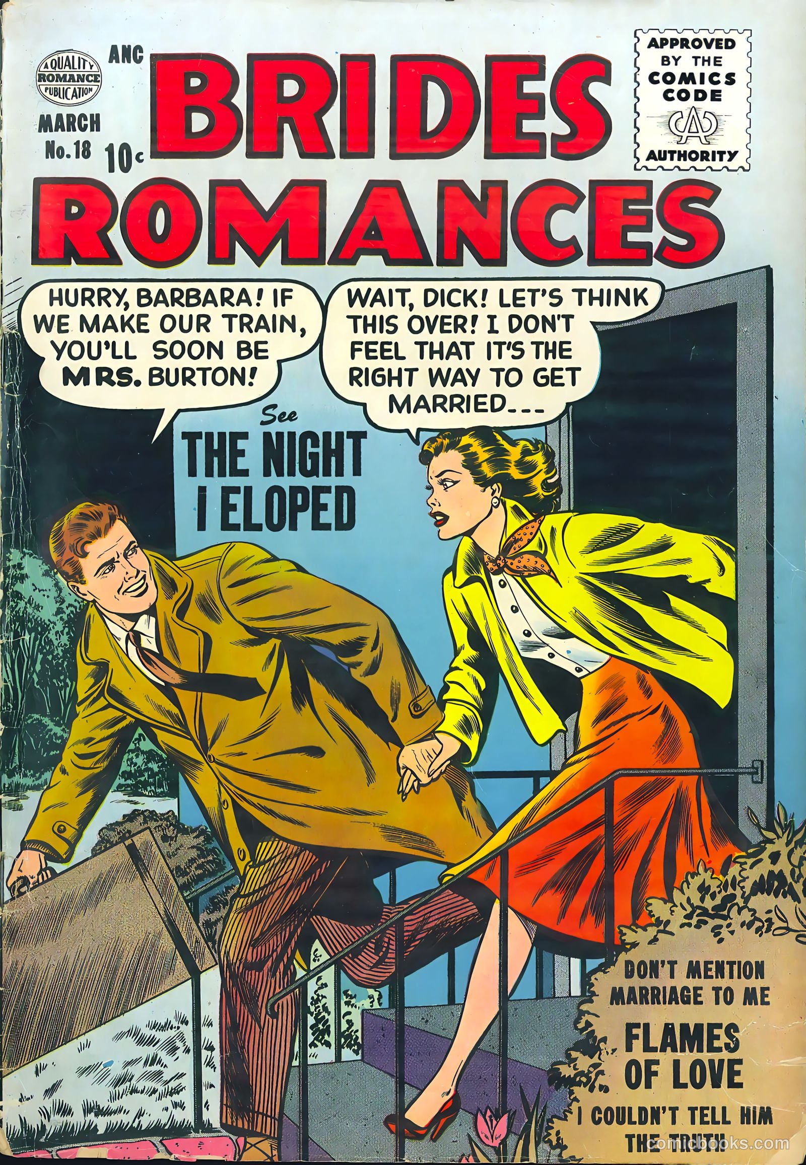 Brides Romances #18 (1956) — page 2 of 38