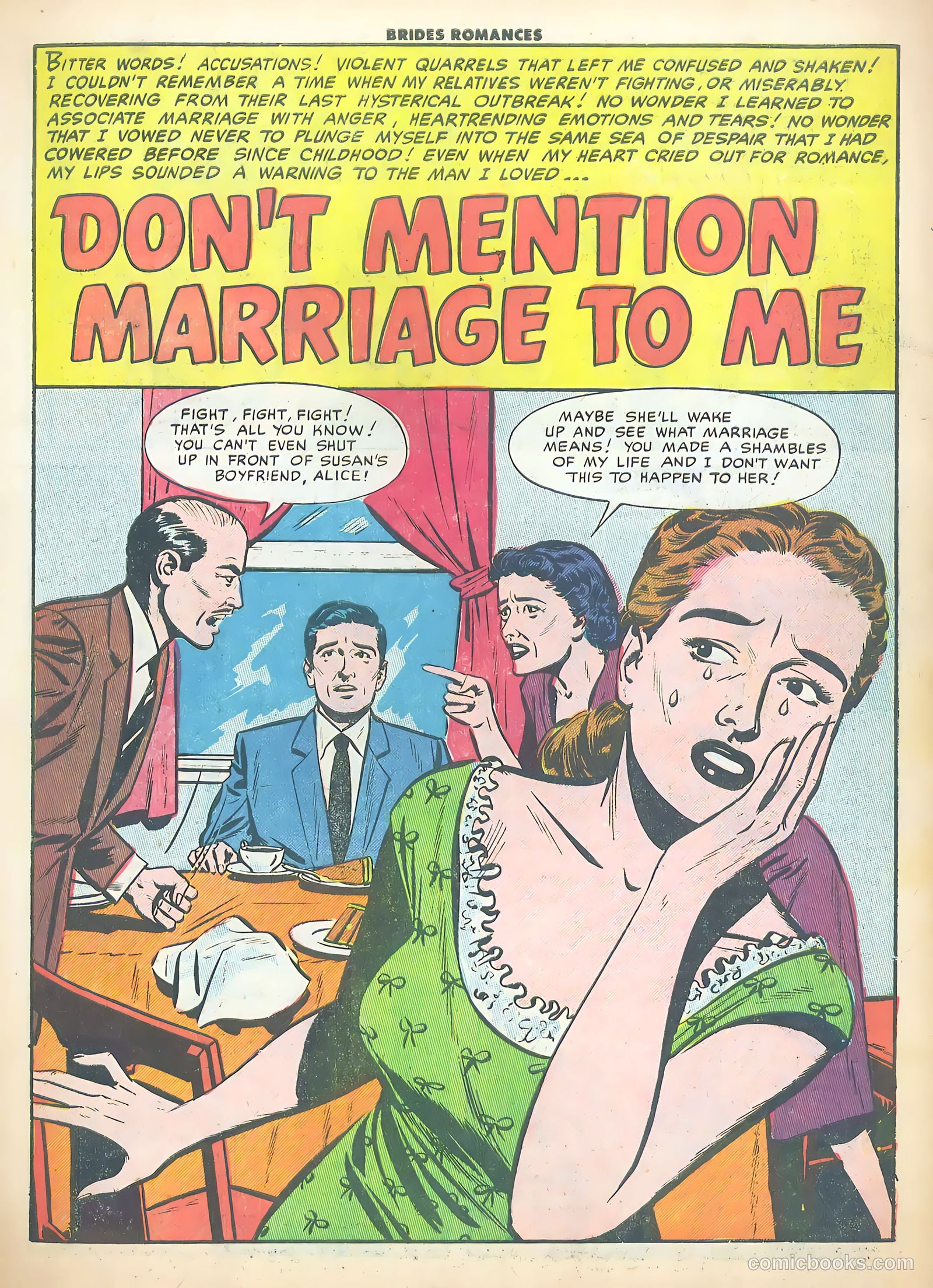 Brides Romances #18 (1956) — page 5 of 38