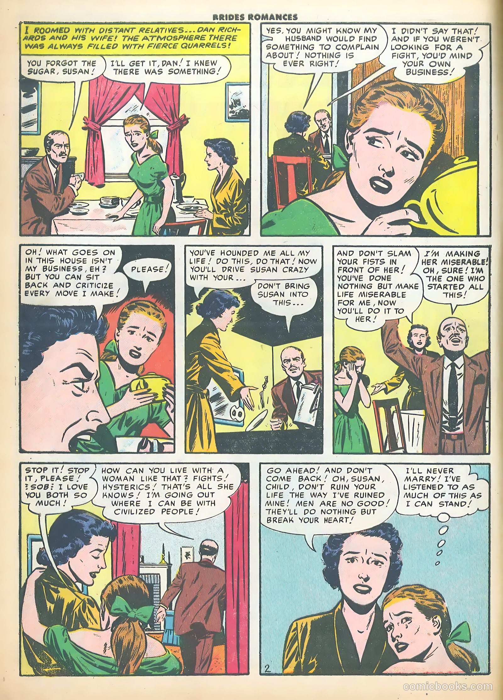 Brides Romances #18 (1956) — page 6 of 38