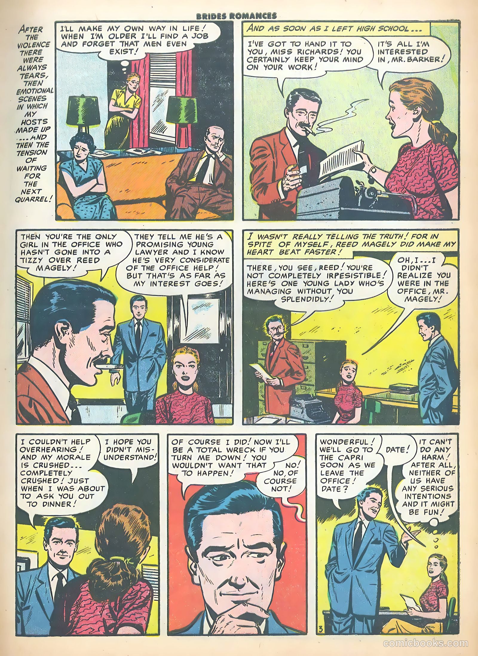 Brides Romances #18 (1956) — page 7 of 38