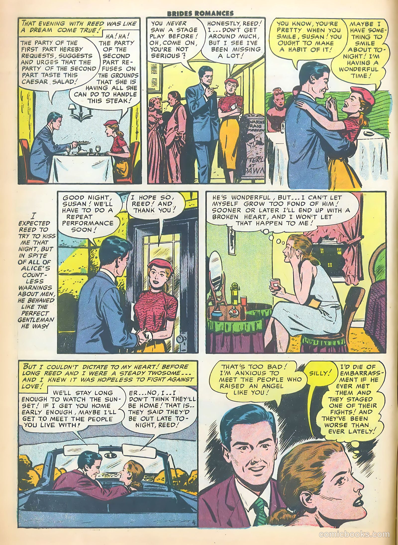Brides Romances #18 (1956) — page 8 of 38