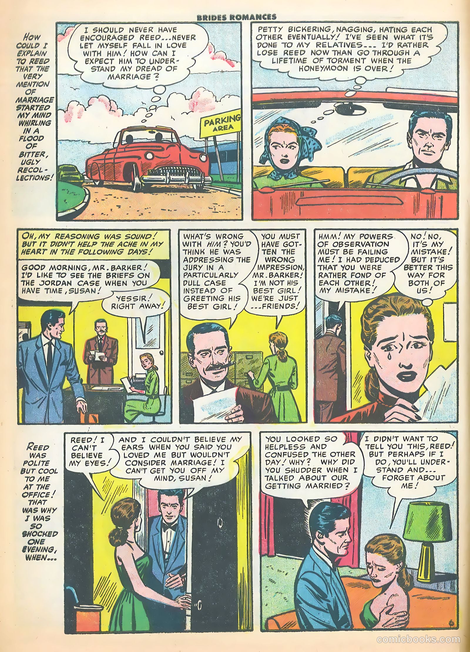 Brides Romances #18 (1956) — page 10 of 38