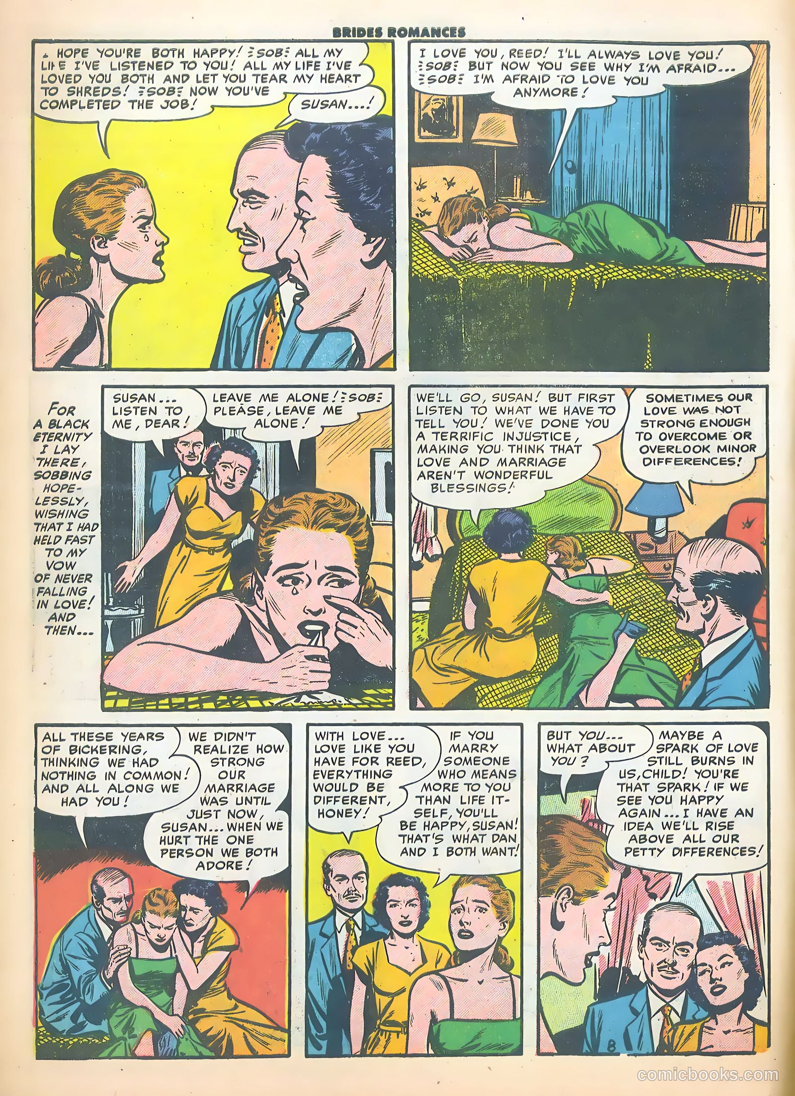 Brides Romances #18 (1956) — page 12 of 38