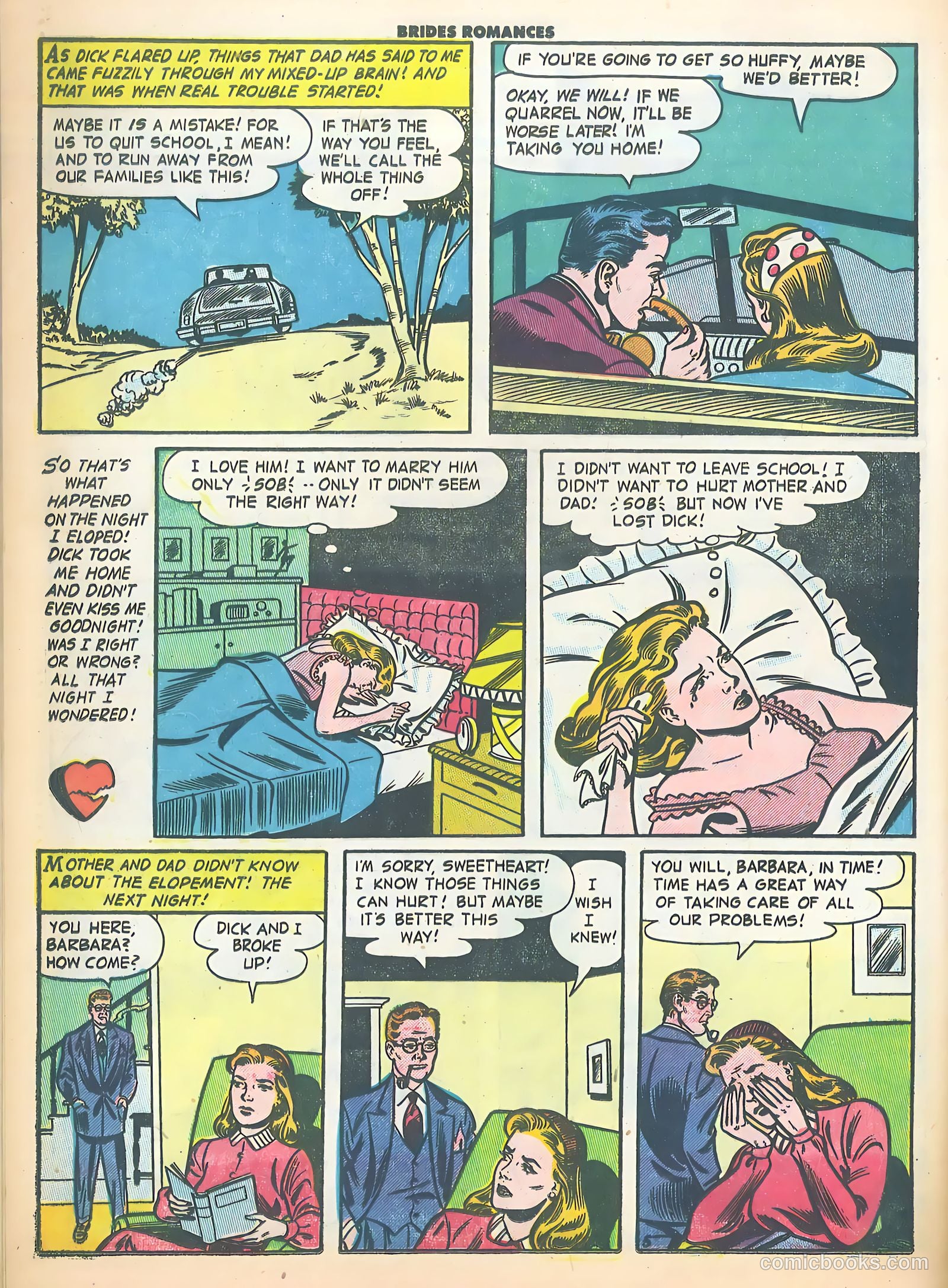 Brides Romances #18 (1956) — page 18 of 38