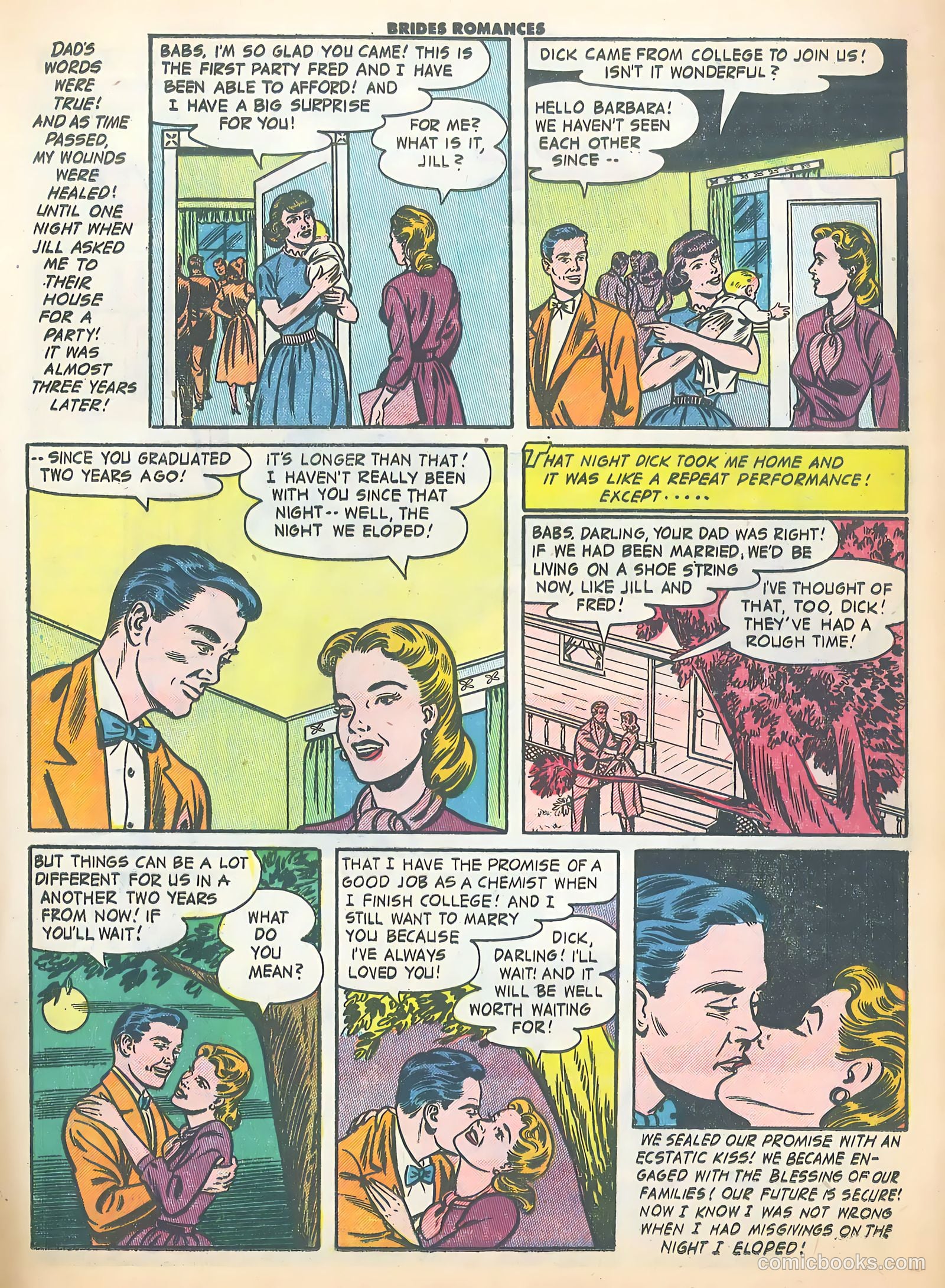 Brides Romances #18 (1956) — page 19 of 38