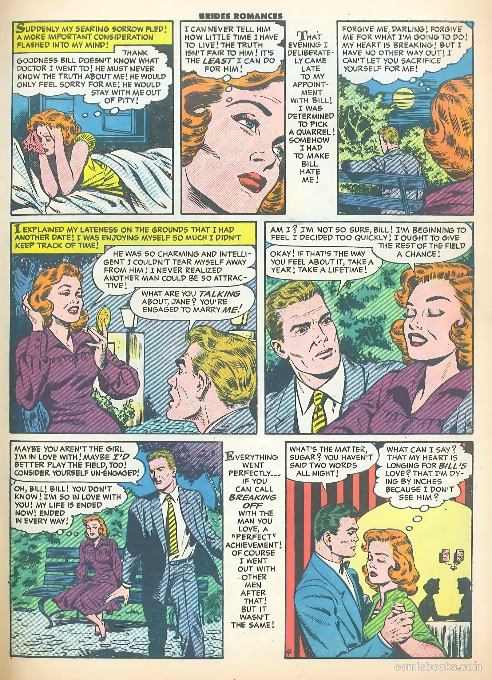Brides Romances #18 (1956) — page 33 of 38