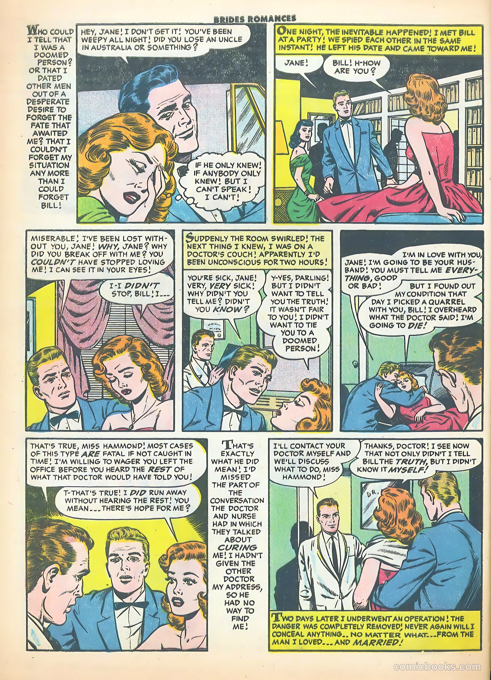 Brides Romances #18 (1956) — page 34 of 38