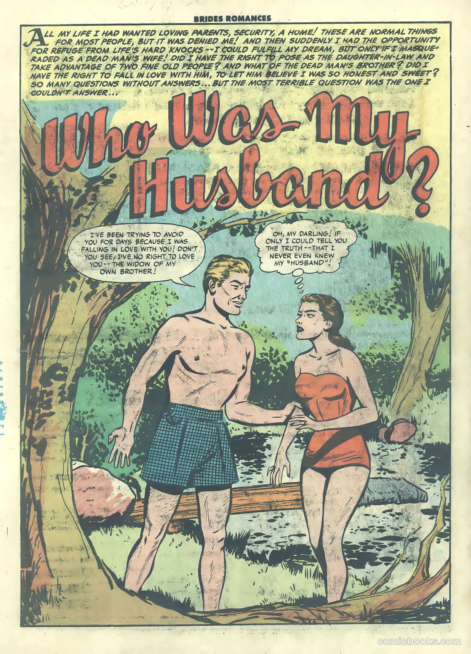 Brides Romances #19 (1956) — page 3 of 37