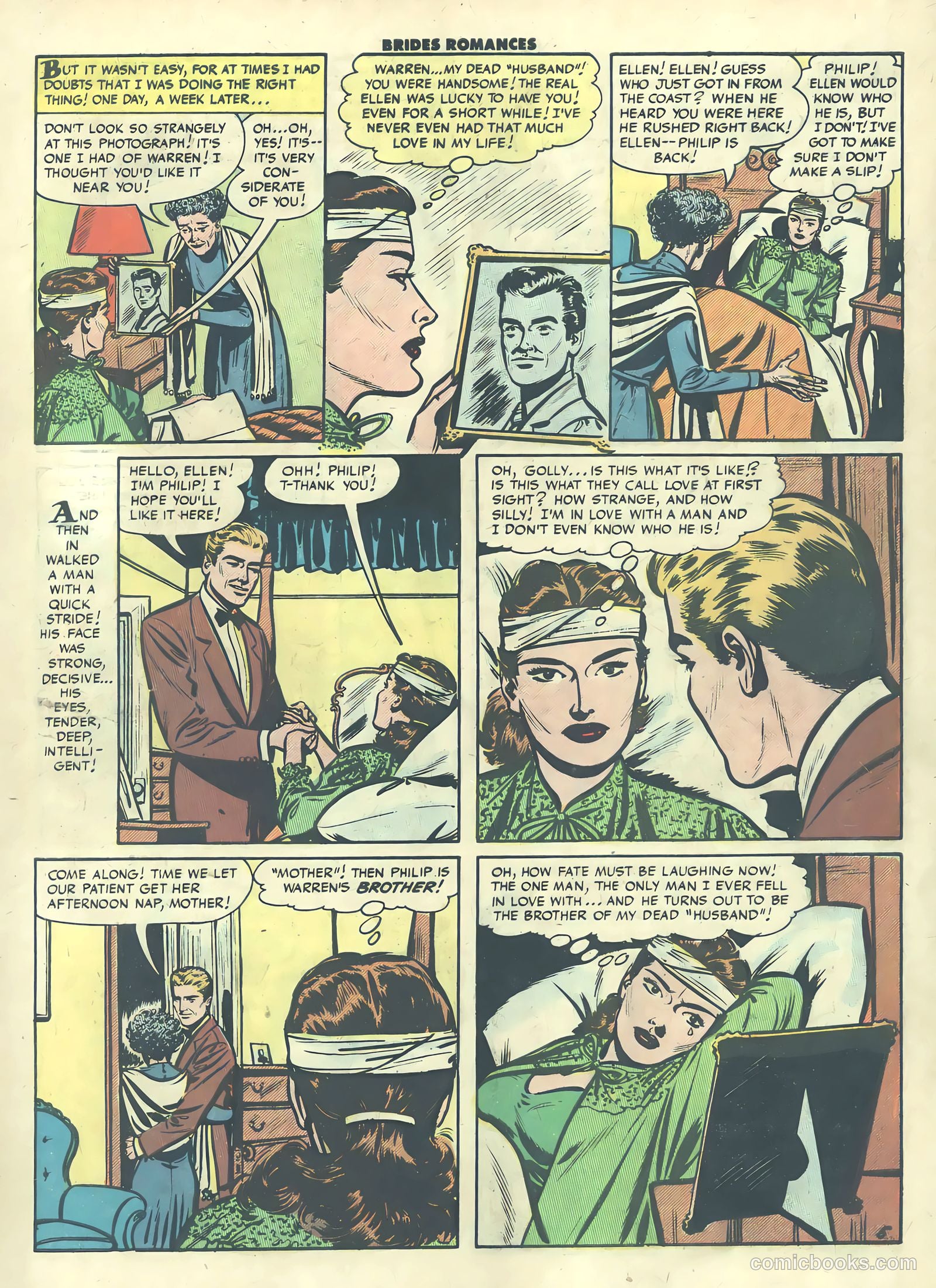 Brides Romances #19 (1956) — page 7 of 37