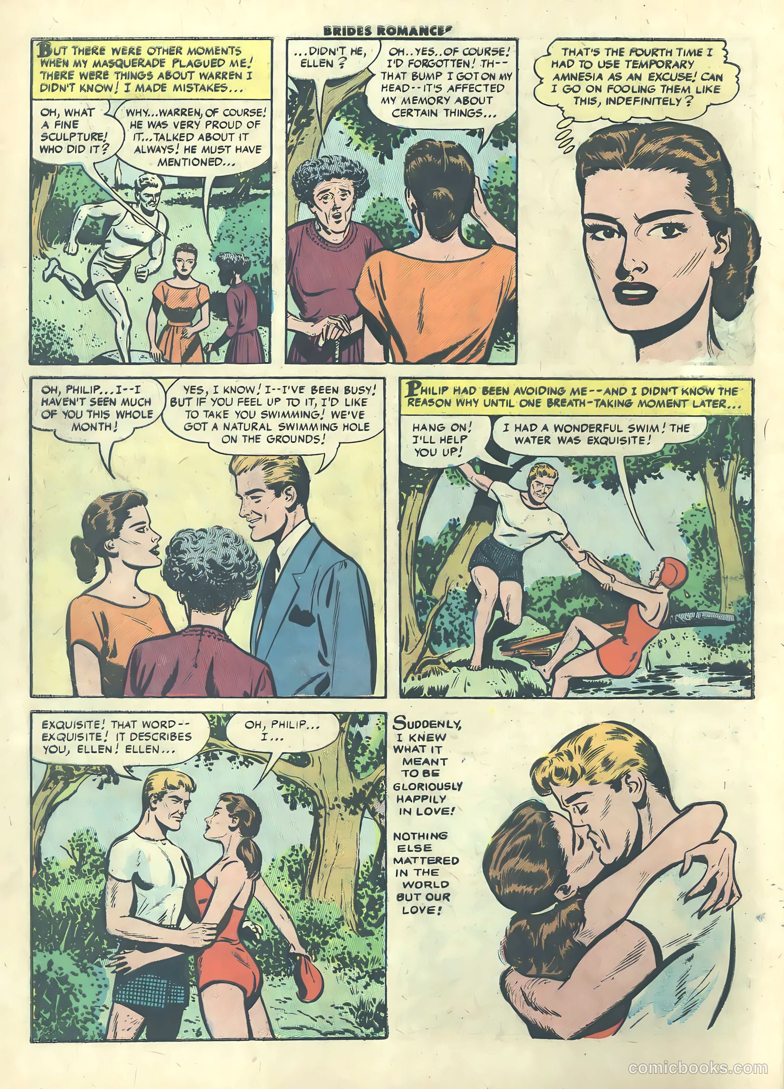 Brides Romances #19 (1956) — page 8 of 37