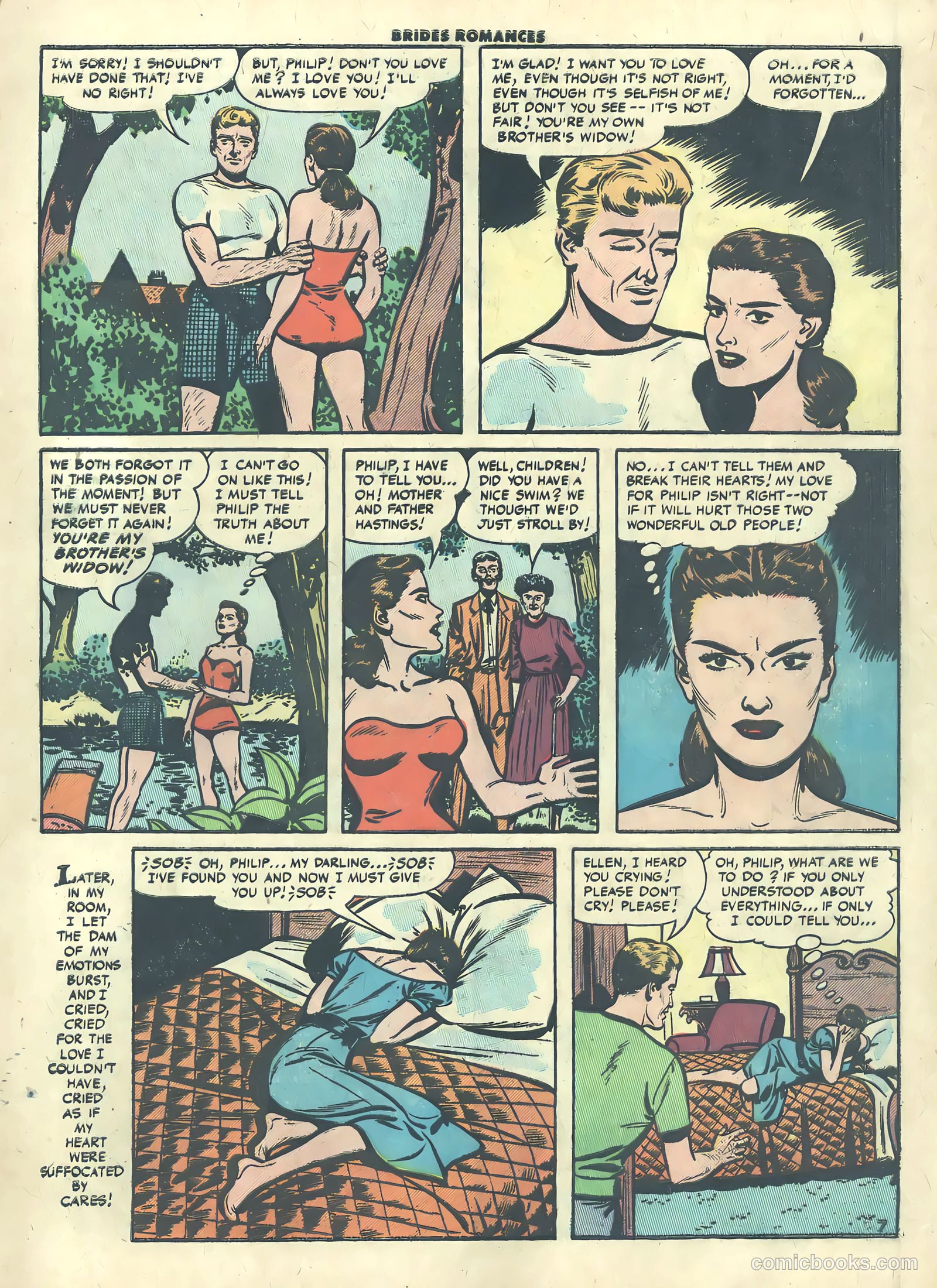 Brides Romances #19 (1956) — page 9 of 37