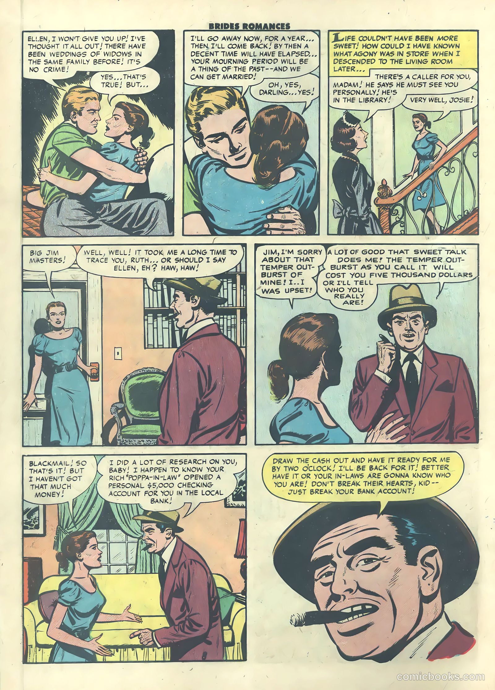 Brides Romances #19 (1956) — page 10 of 37