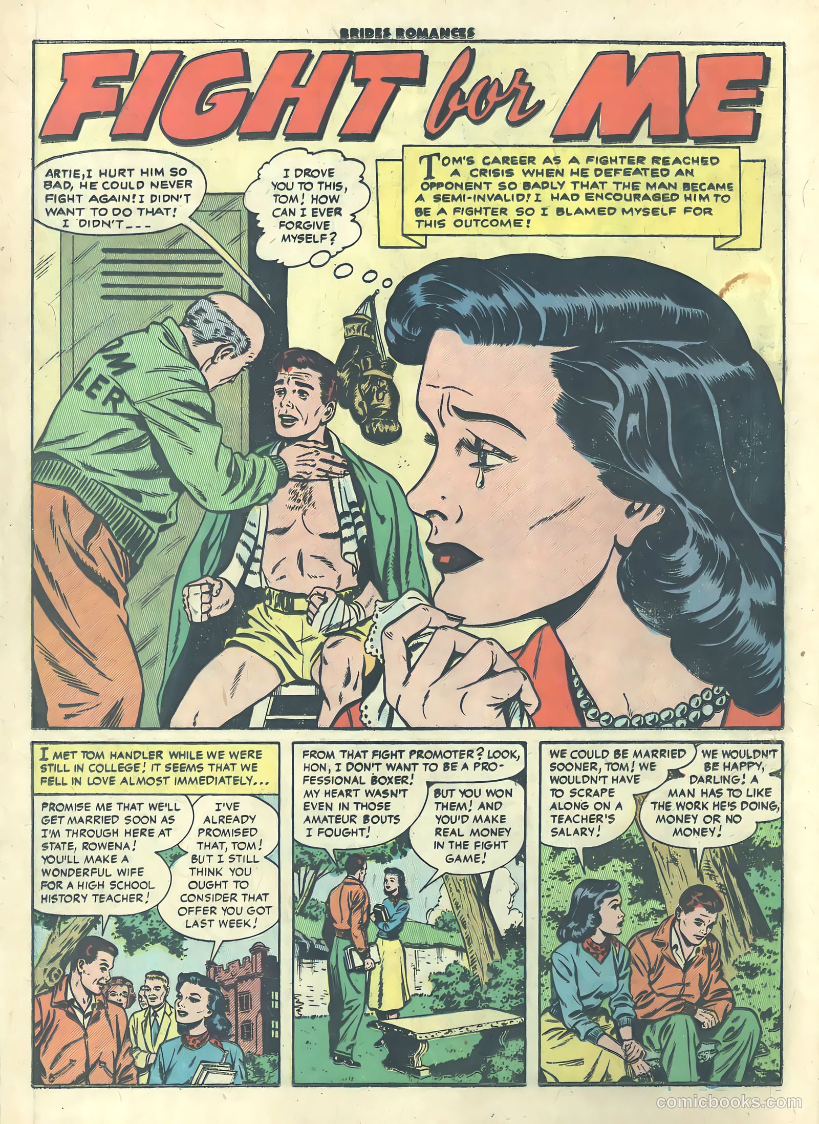 Brides Romances #19 (1956) — page 12 of 37