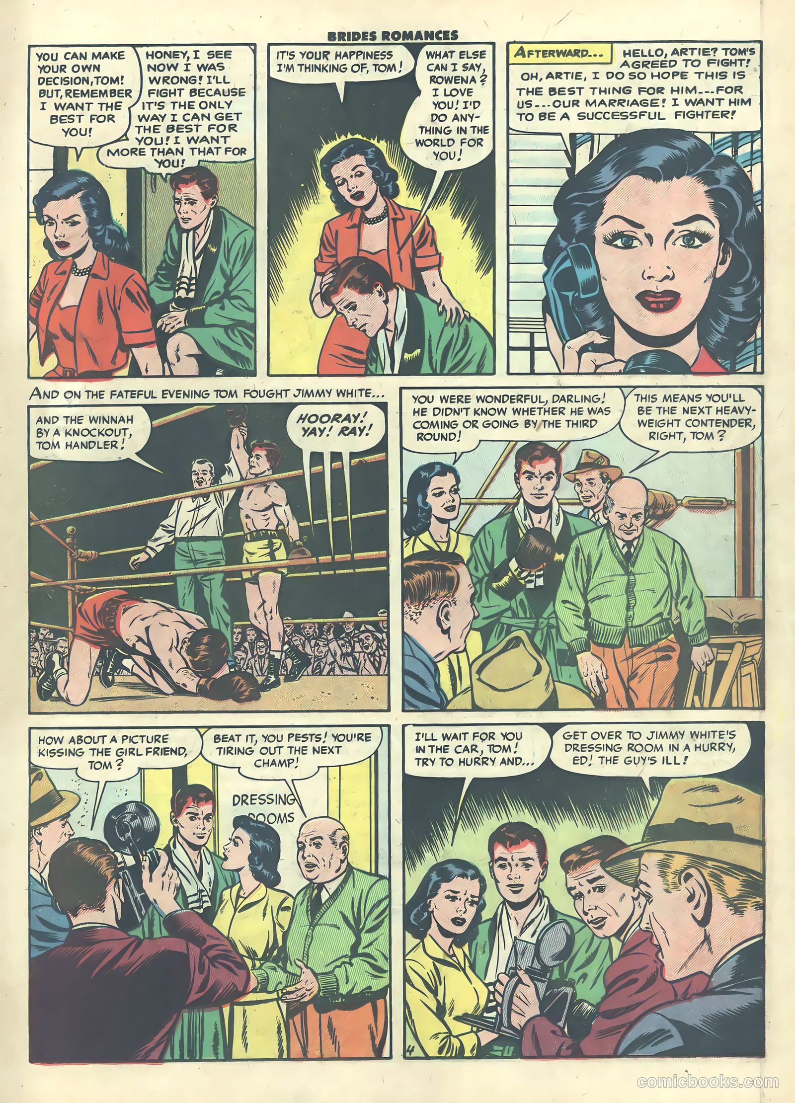 Brides Romances #19 (1956) — page 15 of 37