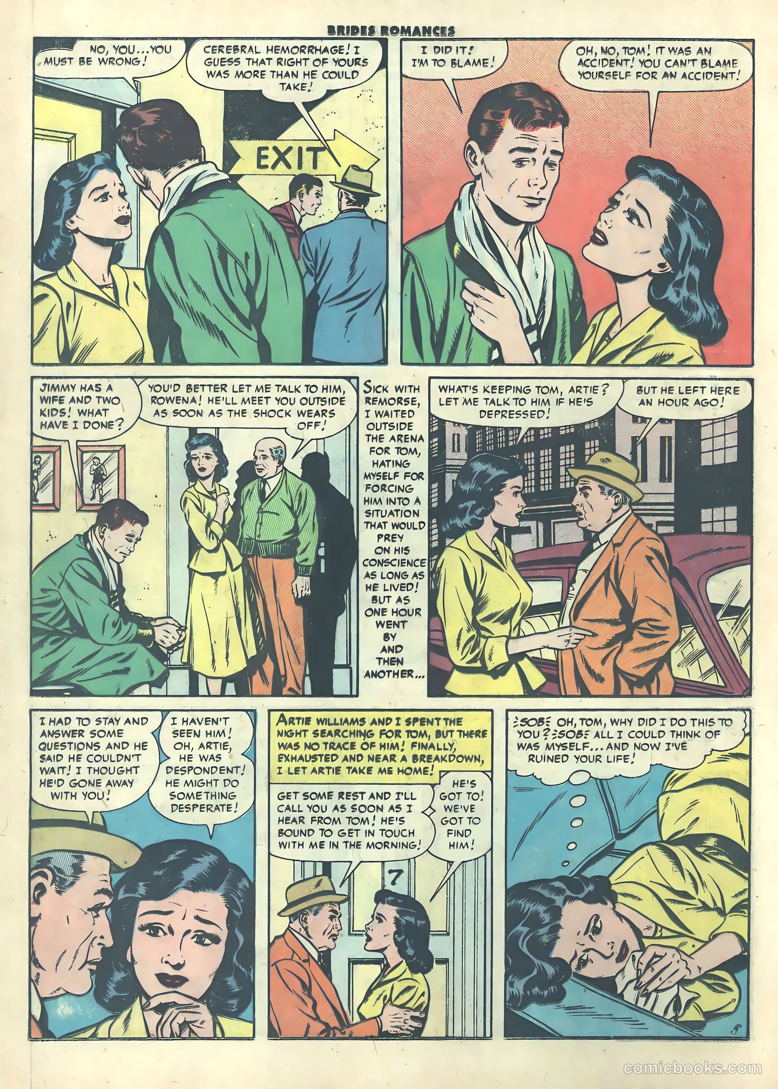 Brides Romances #19 (1956) — page 16 of 37