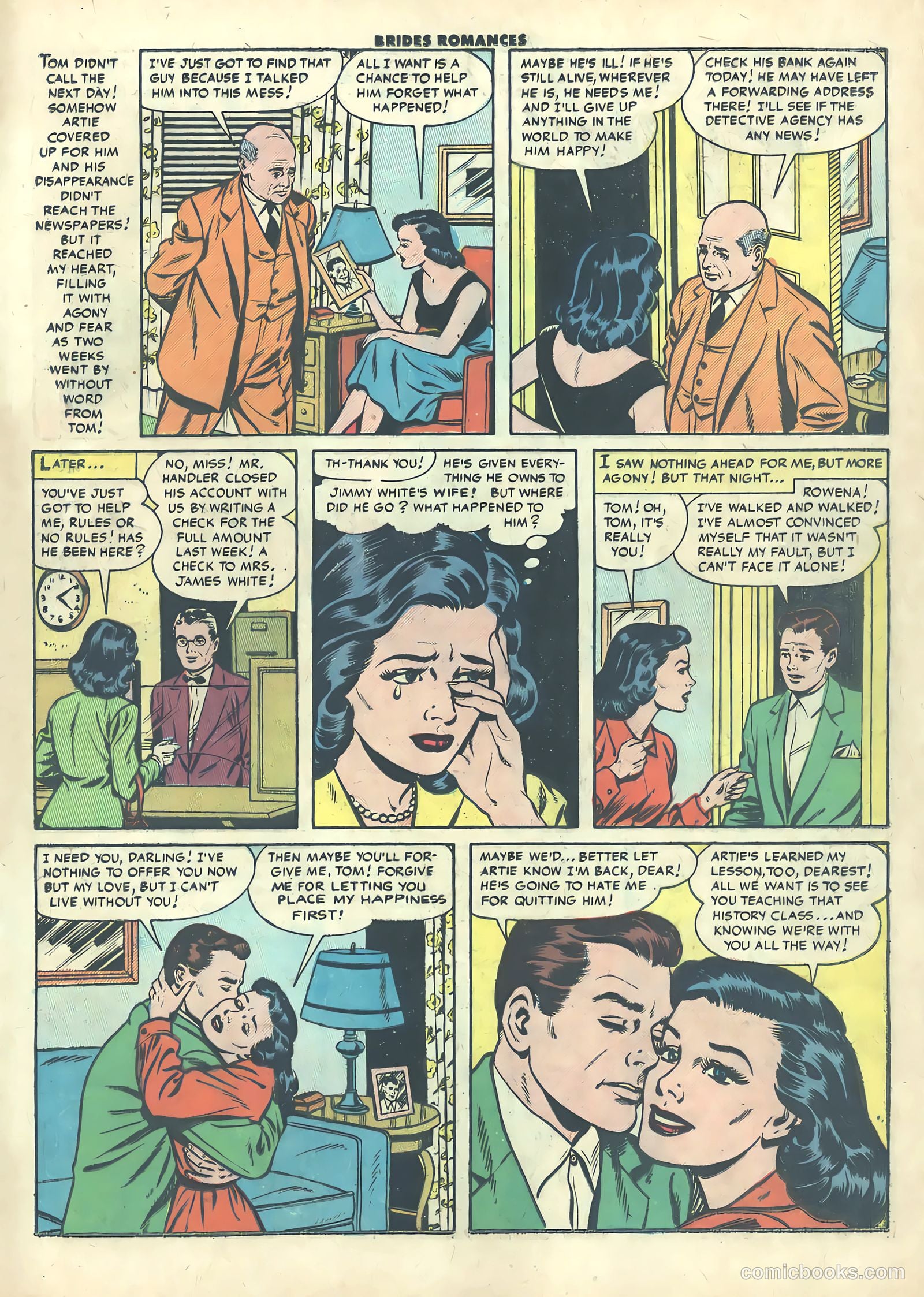 Brides Romances #19 (1956) — page 17 of 37