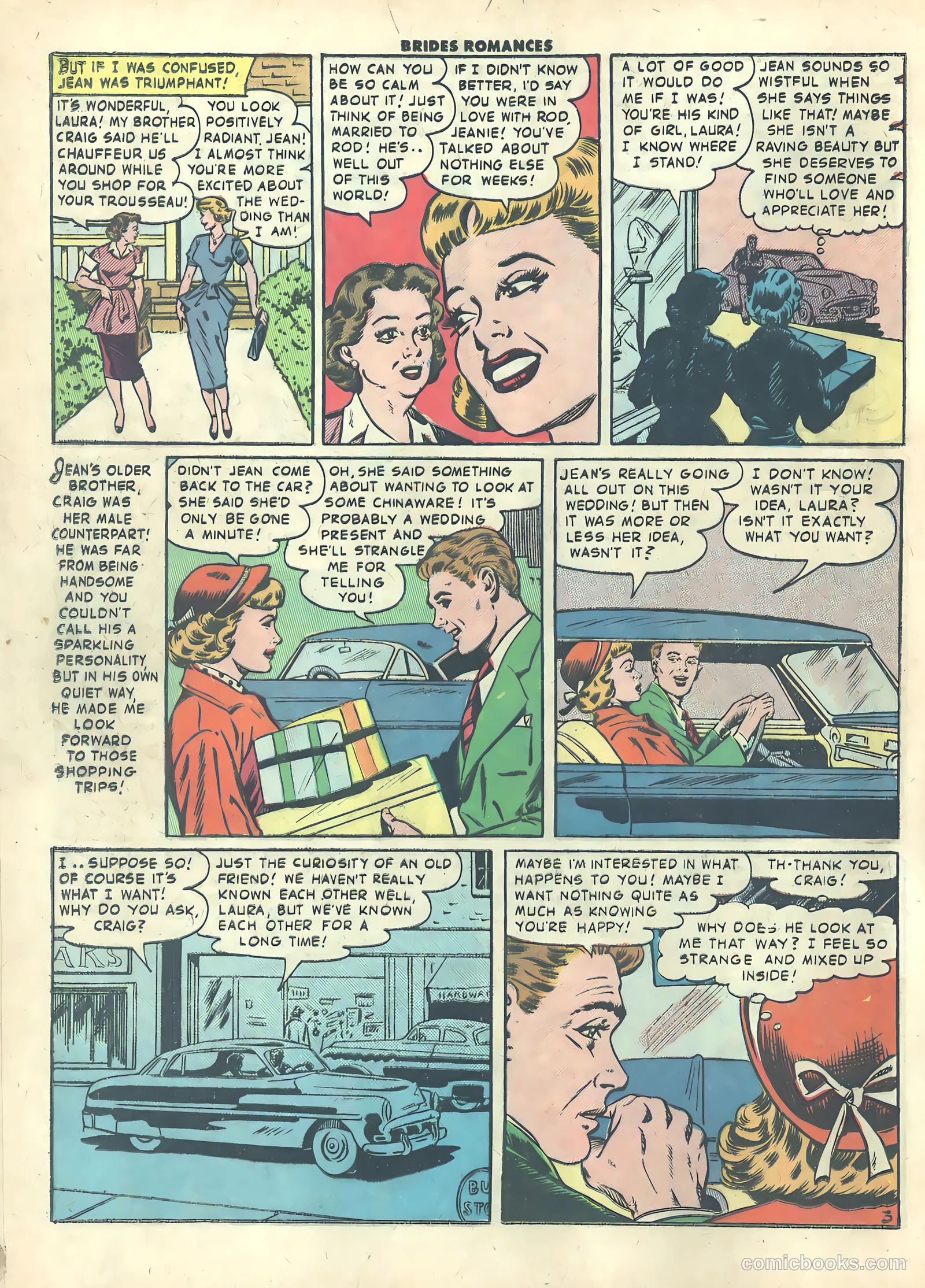 Brides Romances #19 (1956) — page 20 of 37