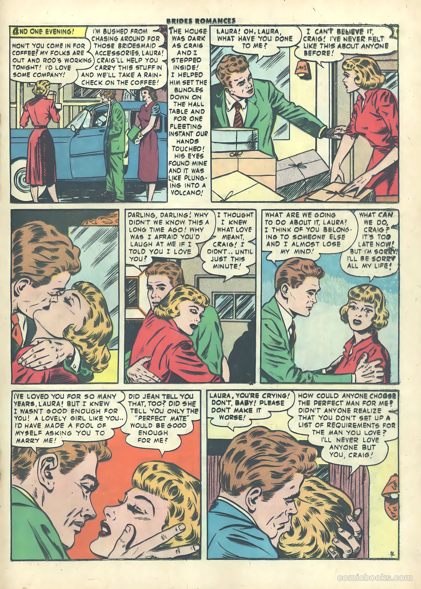 Brides Romances #19 (1956) — page 21 of 37