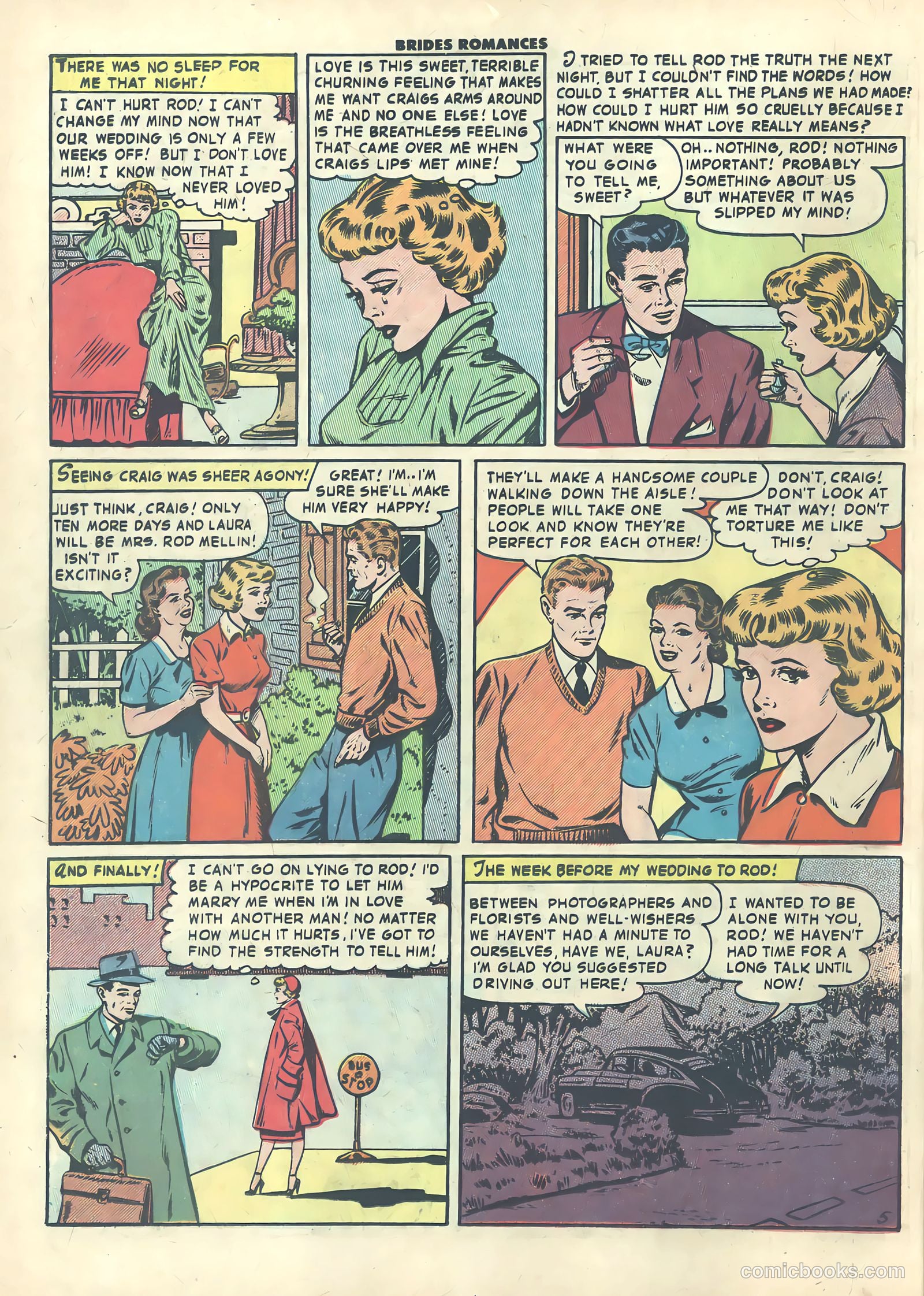 Brides Romances #19 (1956) — page 22 of 37