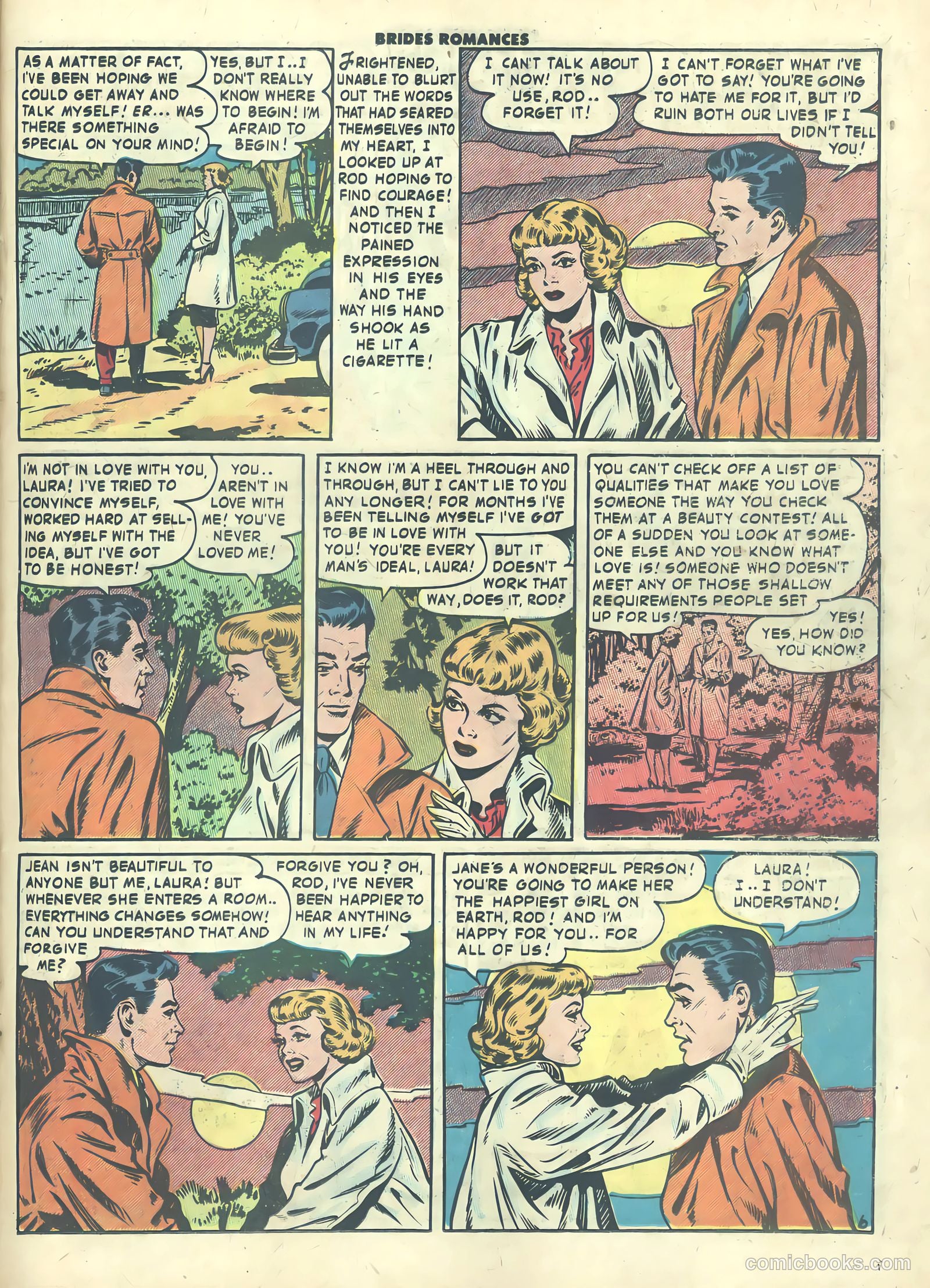 Brides Romances #19 (1956) — page 23 of 37
