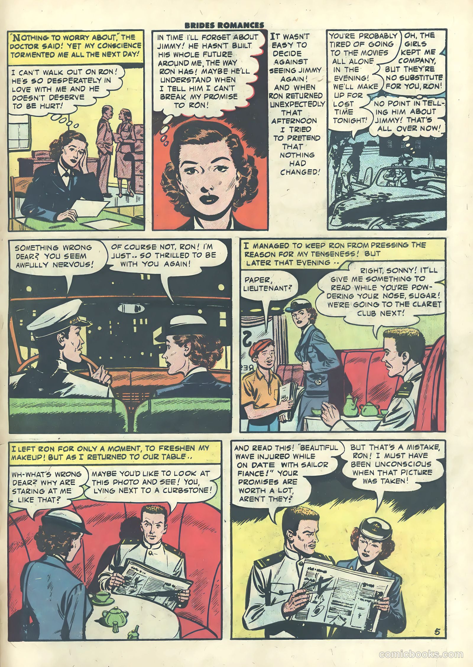 Brides Romances #19 (1956) — page 31 of 37