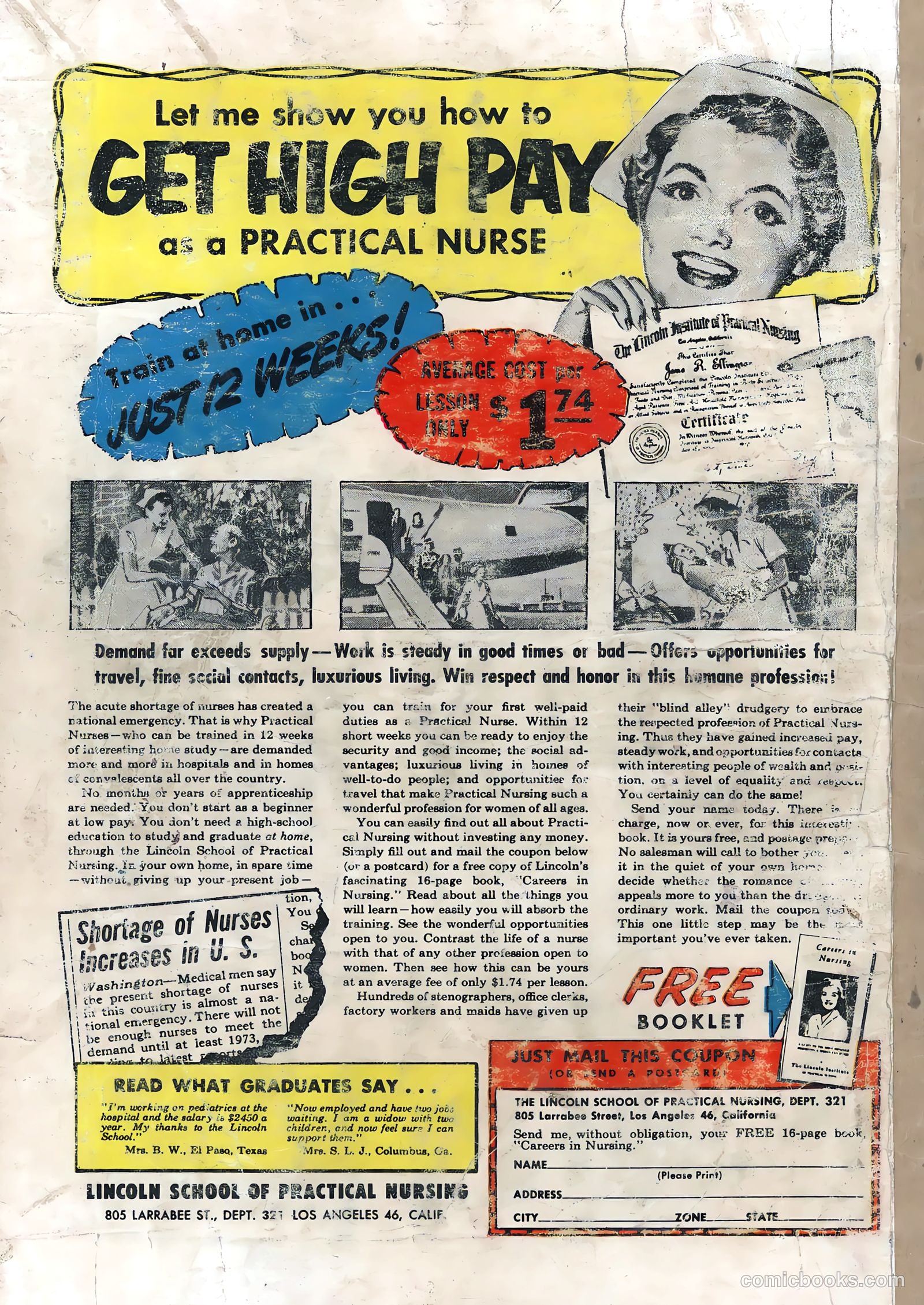 Brides Romances #19 (1956) — page 36 of 37