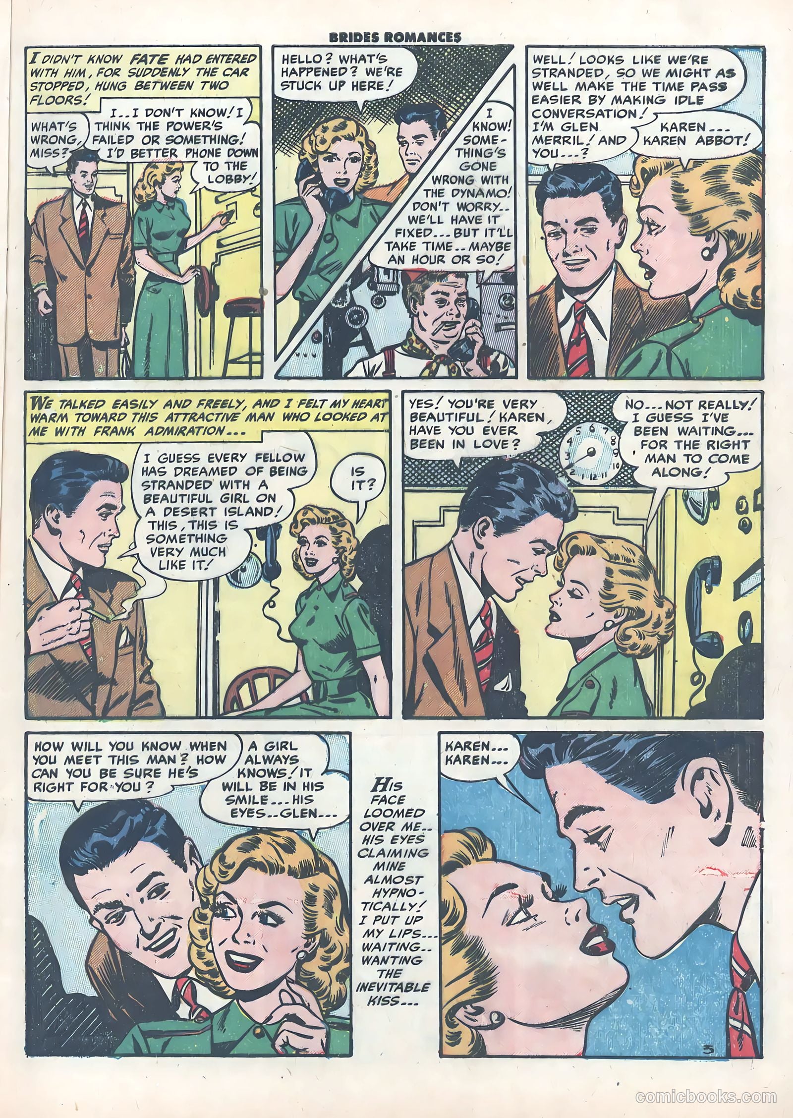 Brides Romances #2 (1953) — page 5 of 36